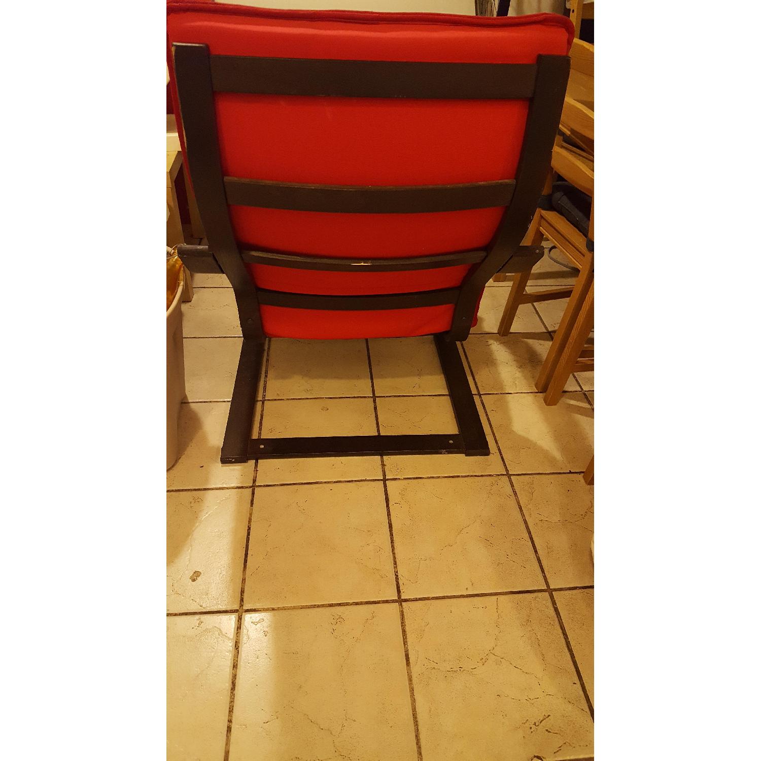 Ikea Paong Armchair in Ransta Red - image-3