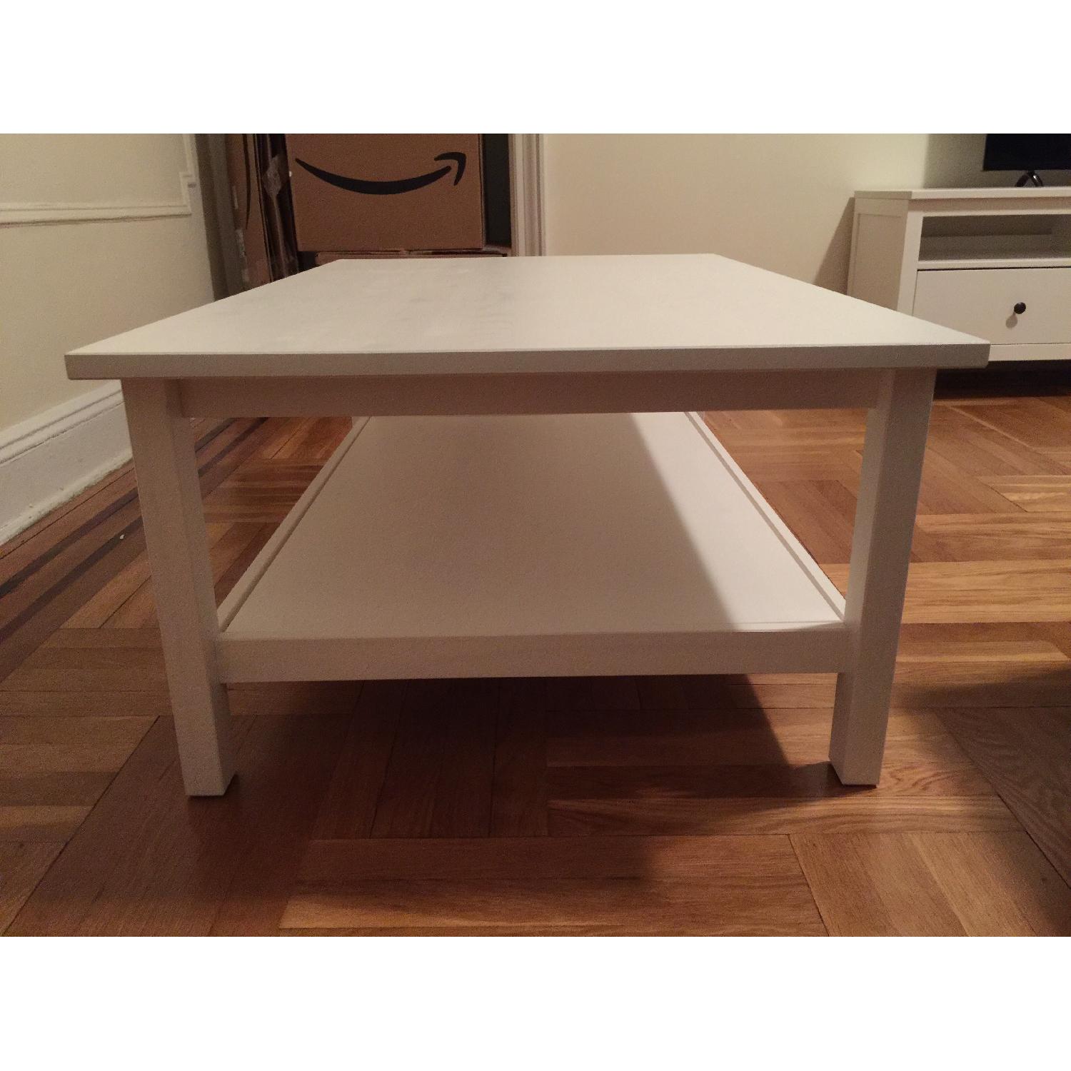 Ikea Hemnes Coffee Table in White Stain - image-3