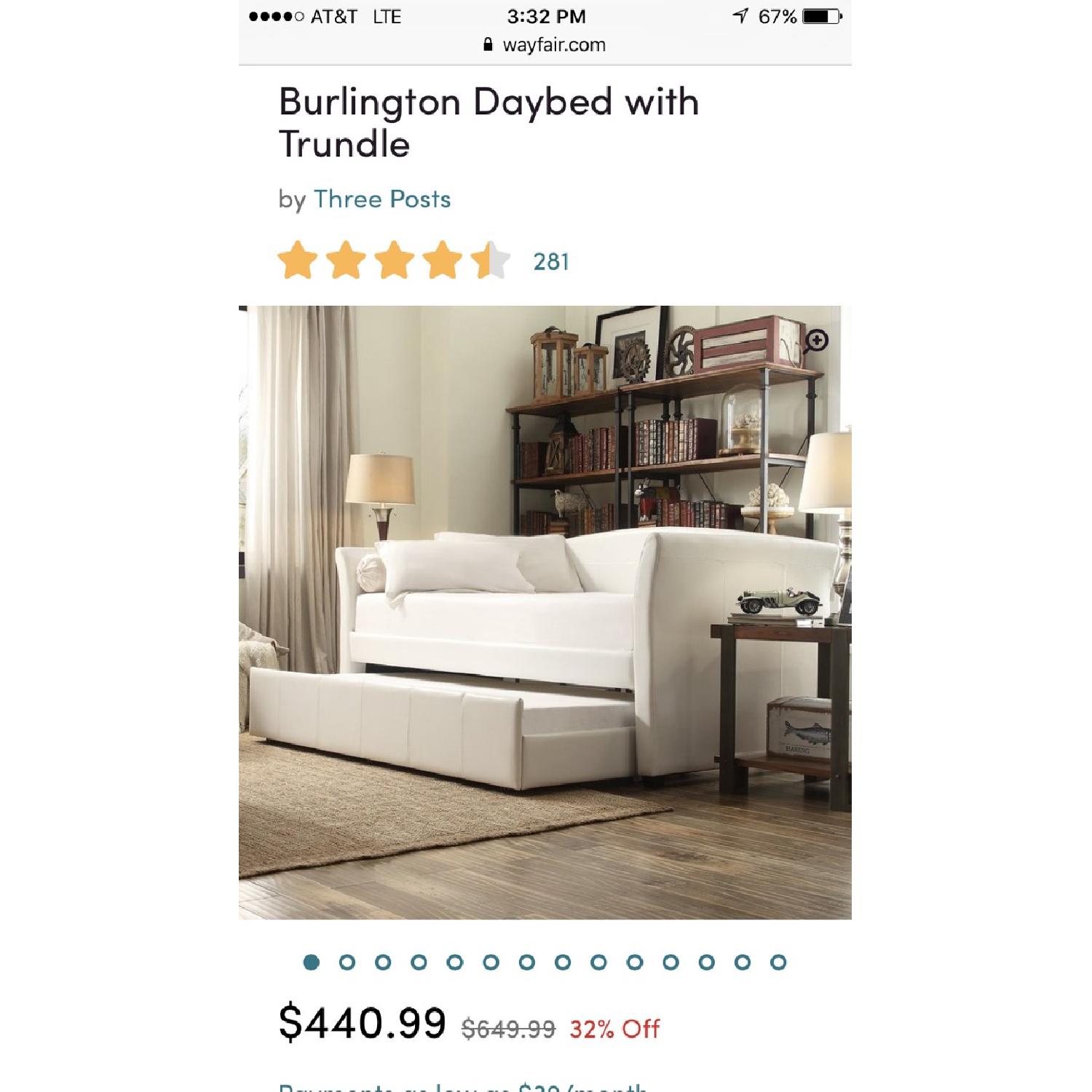 Three Posts Burlington DayBed w/ Trundle - image-3