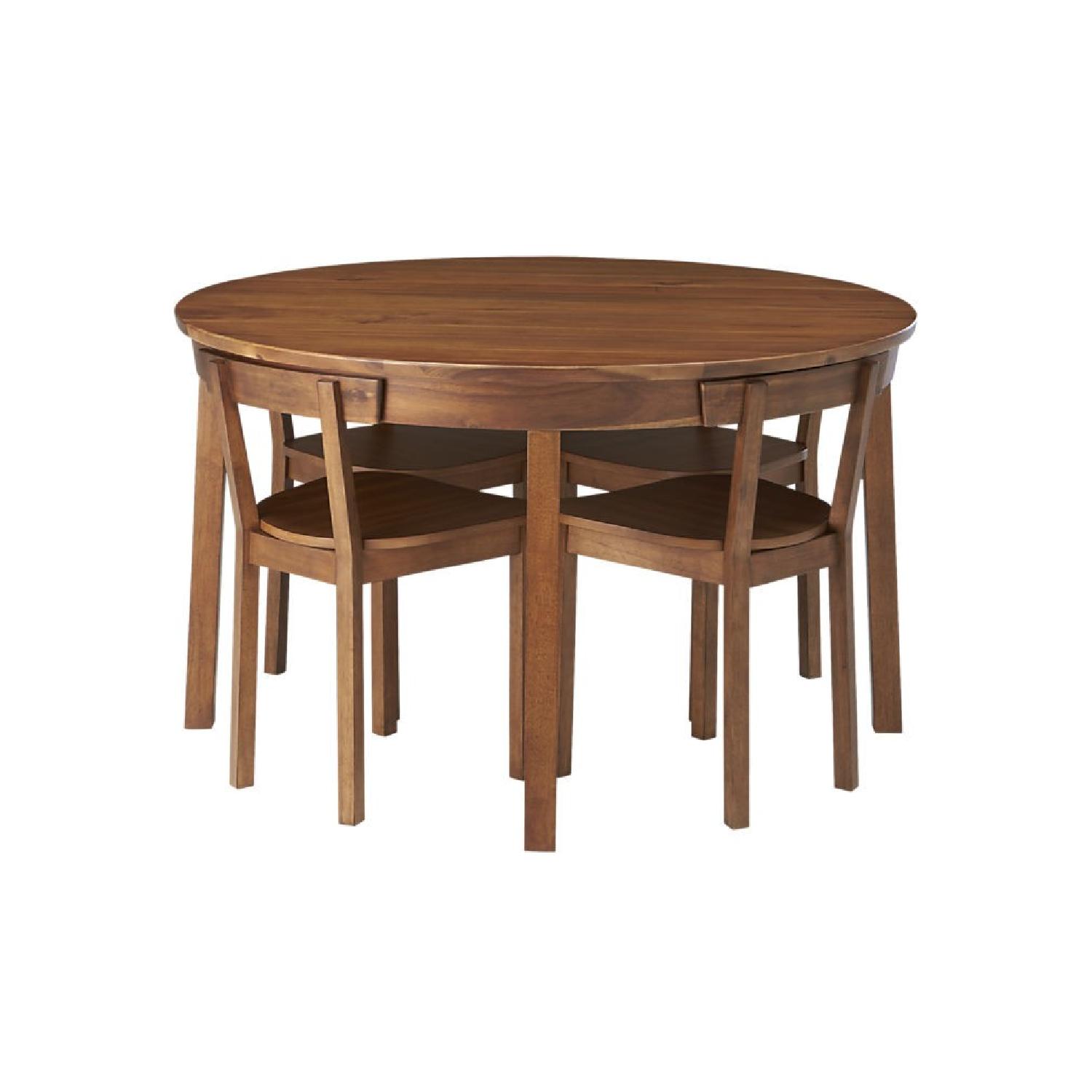 CB2 Dining Table w/ 4 Chairs - AptDeco