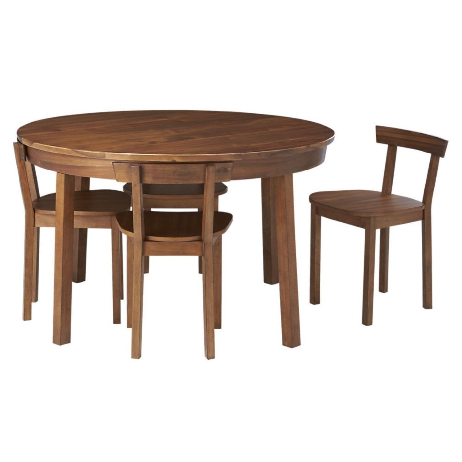 CB2 Dining Table w/ 4 Chairs - AptDeco