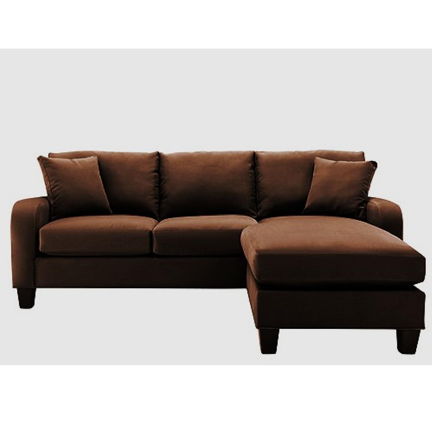 Raymour & Flanigan Sectional Sofa w/ Reversible Chaise - AptDeco