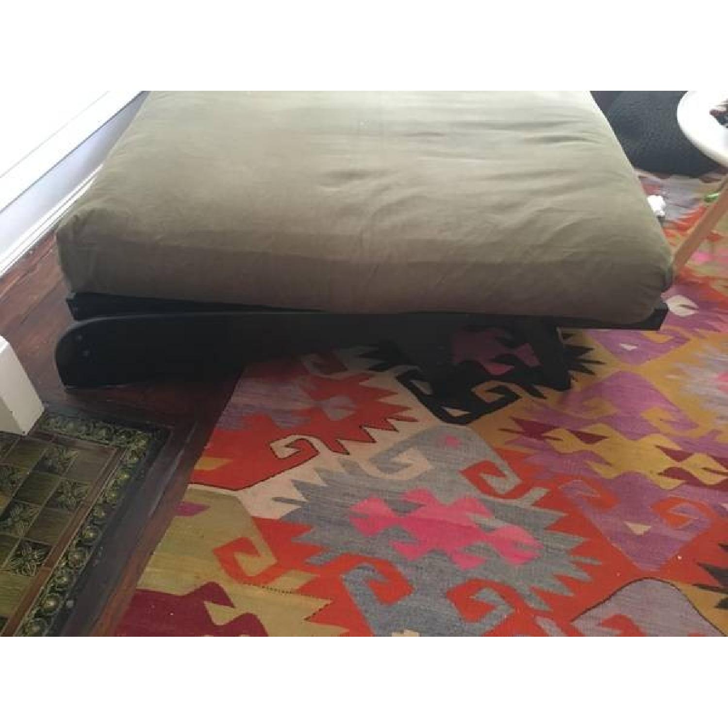 Strata Furniture Dillon Black Full Wall Hugger Futon - image-3