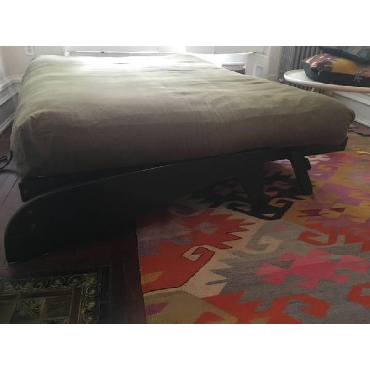 Strata Furniture Dillon Black Full Wall Hugger Futon - image-5