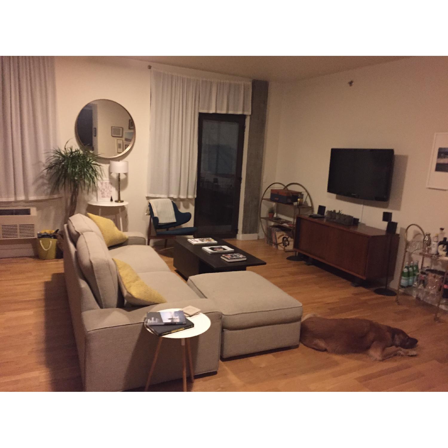 Ikea Sleeper Sofa & Ottoman - image-4