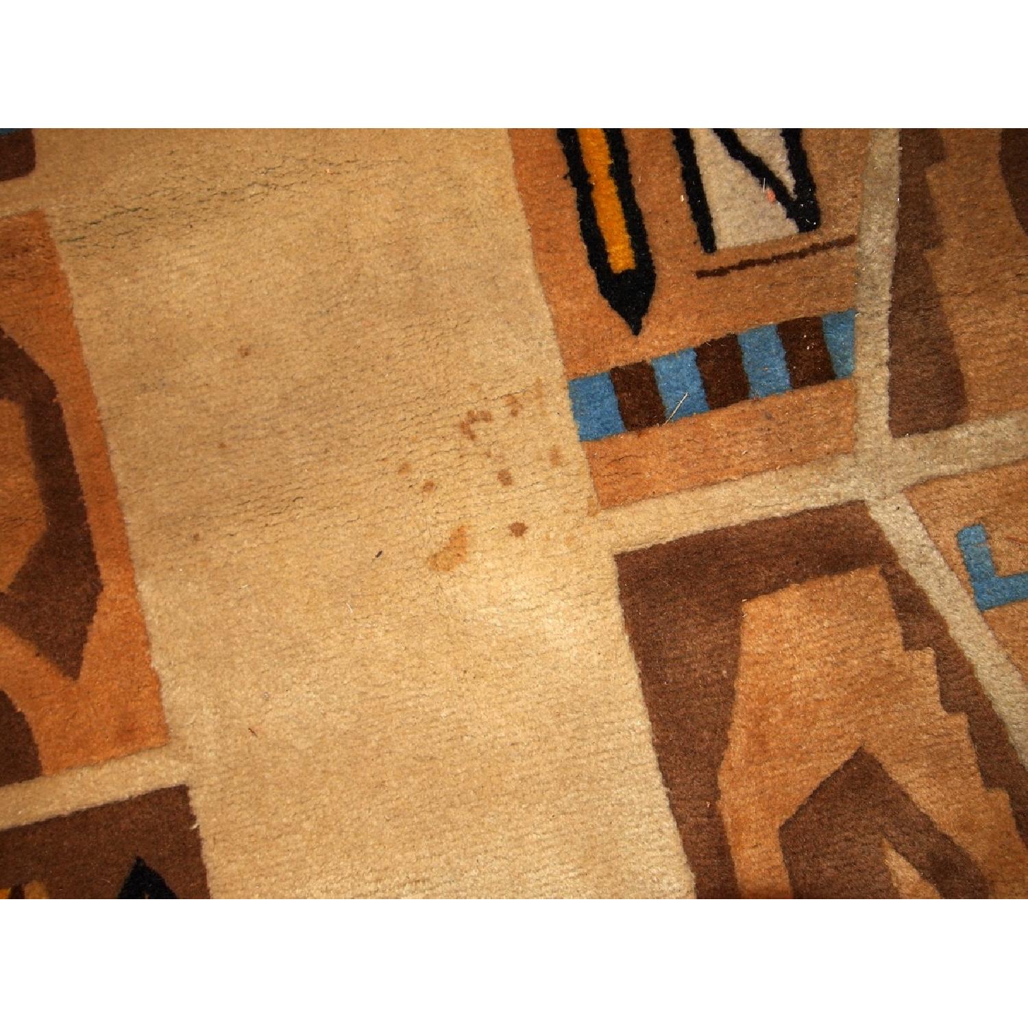 Antique 1930s Ecuadorian Art Deco Rug - image-2