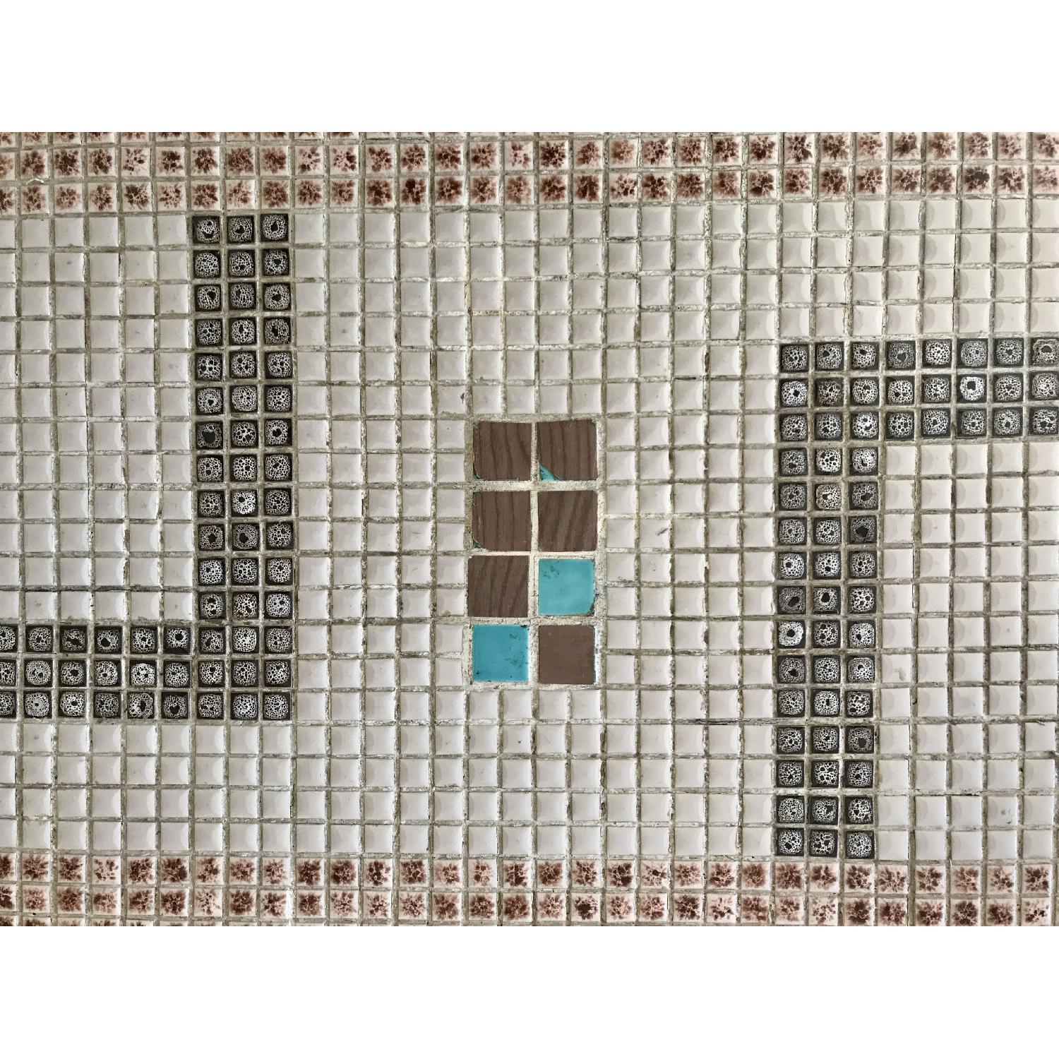 Mid Century 50's Coffee Table w/ Mosaic Tile - image-6