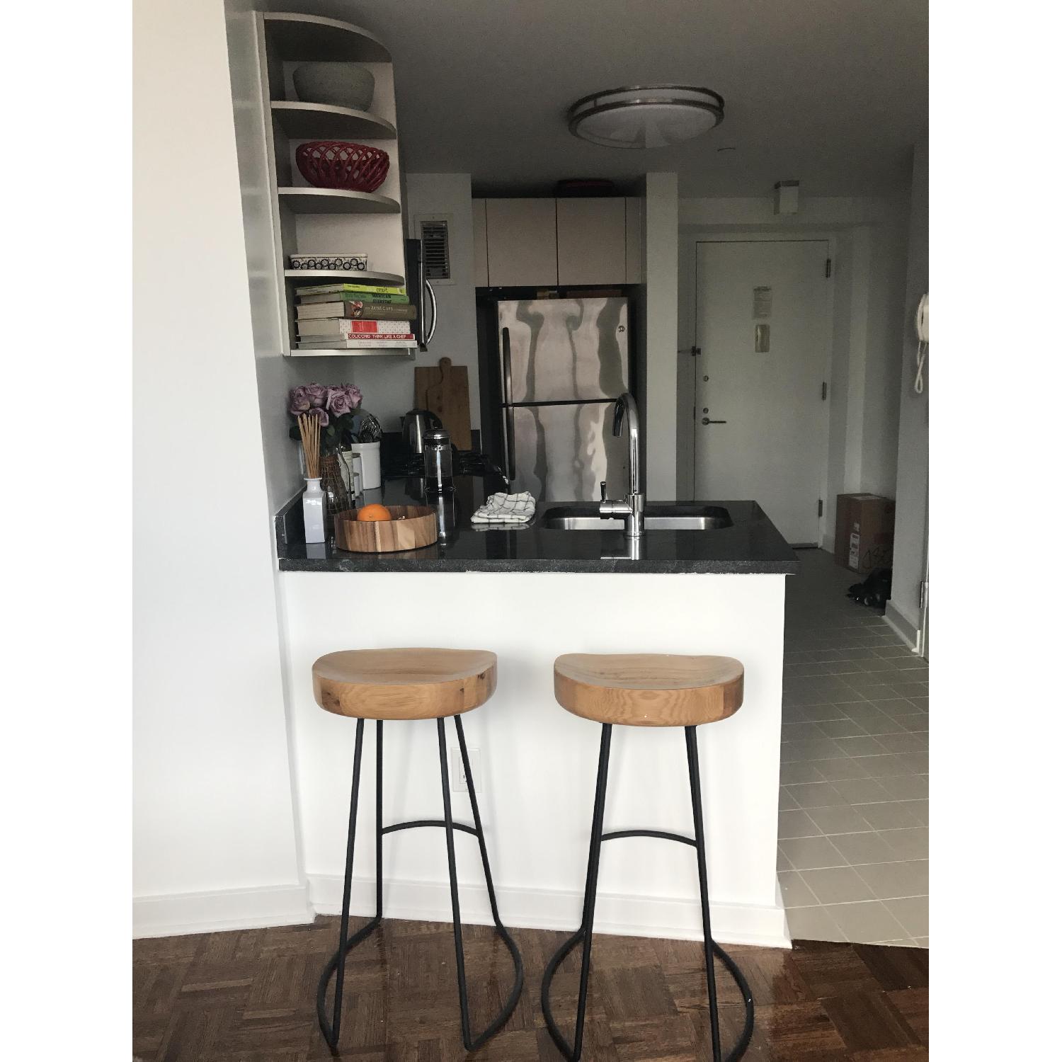 Wisteria Mango Wood Counter Stool - image-1
