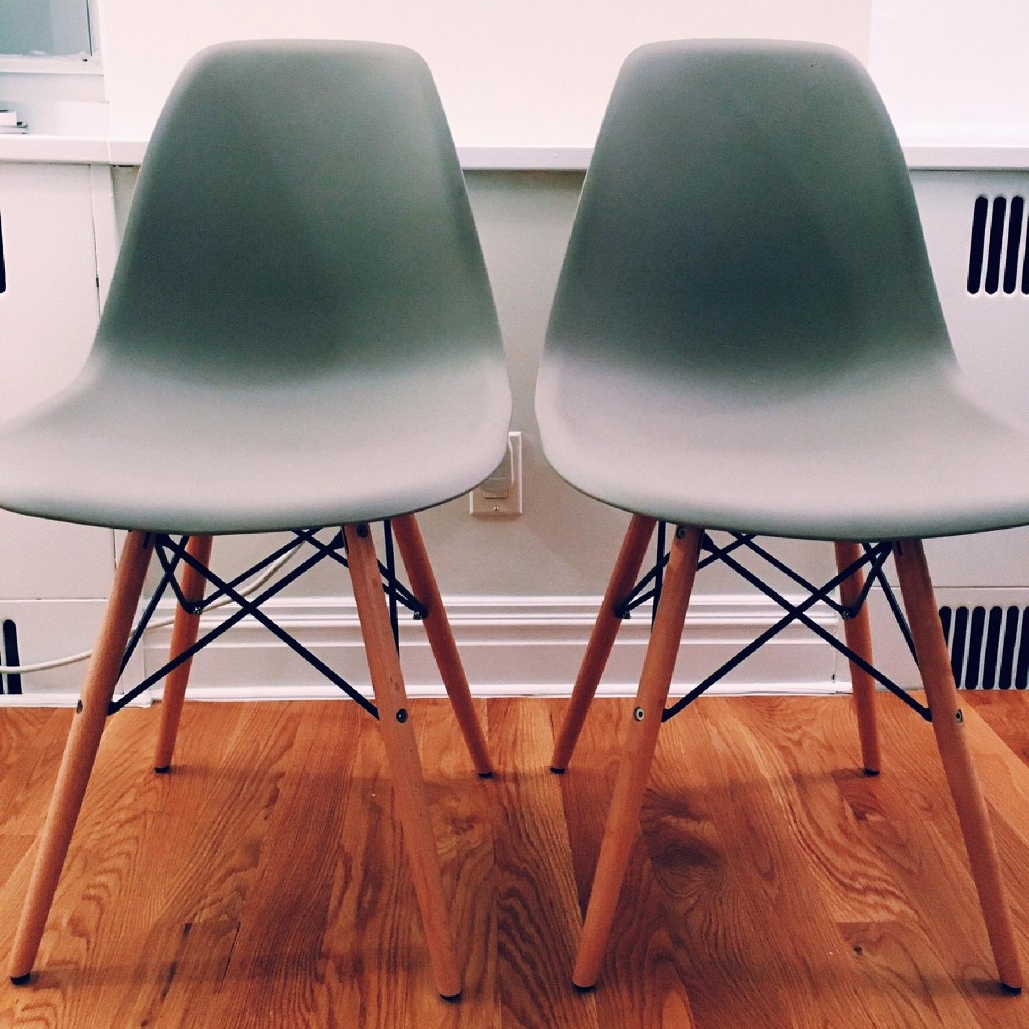 Poly and Bark Eames Inspired Grey DSW Style Chair - image-1