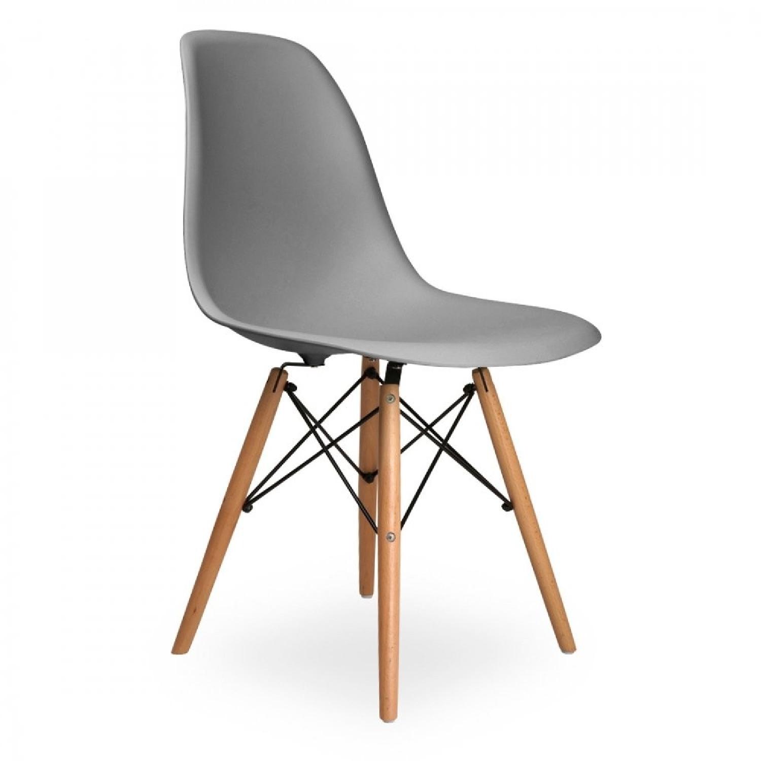 Poly and Bark Eames Inspired Grey DSW Style Chair - image-4