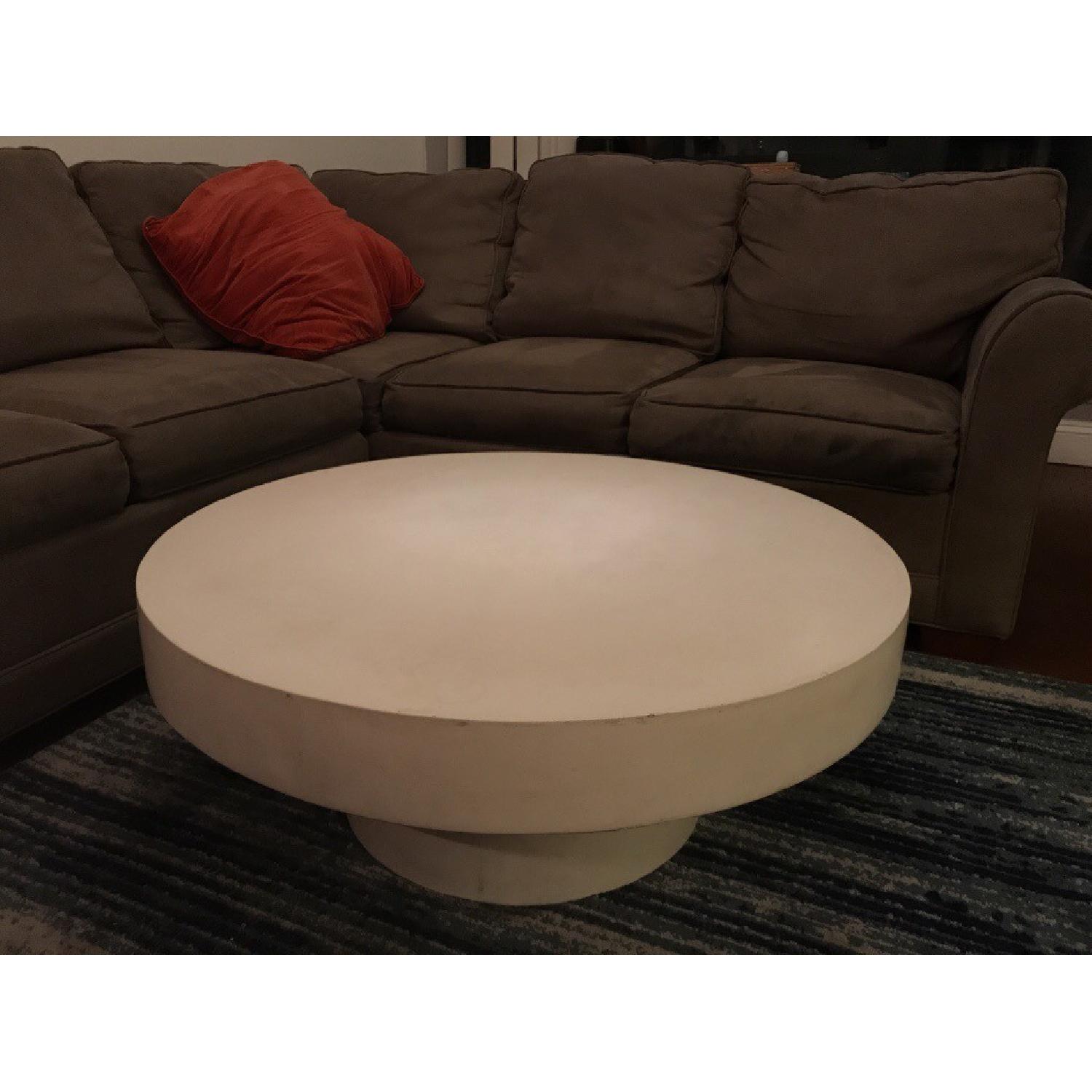 CB2 Shroom Stone Coffee Table - AptDeco