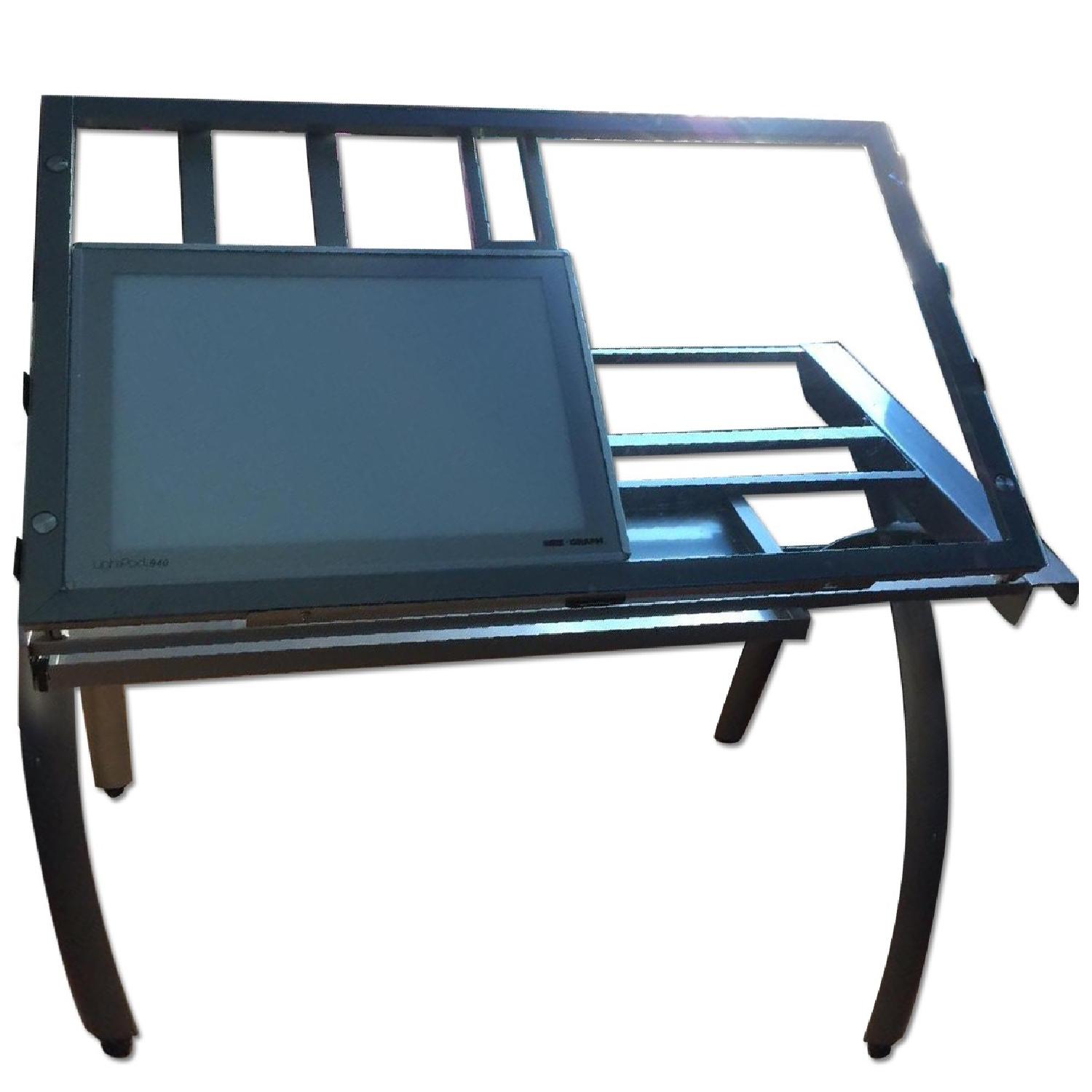 Studio Designs Drafting Table w/ Light Pad - image-0