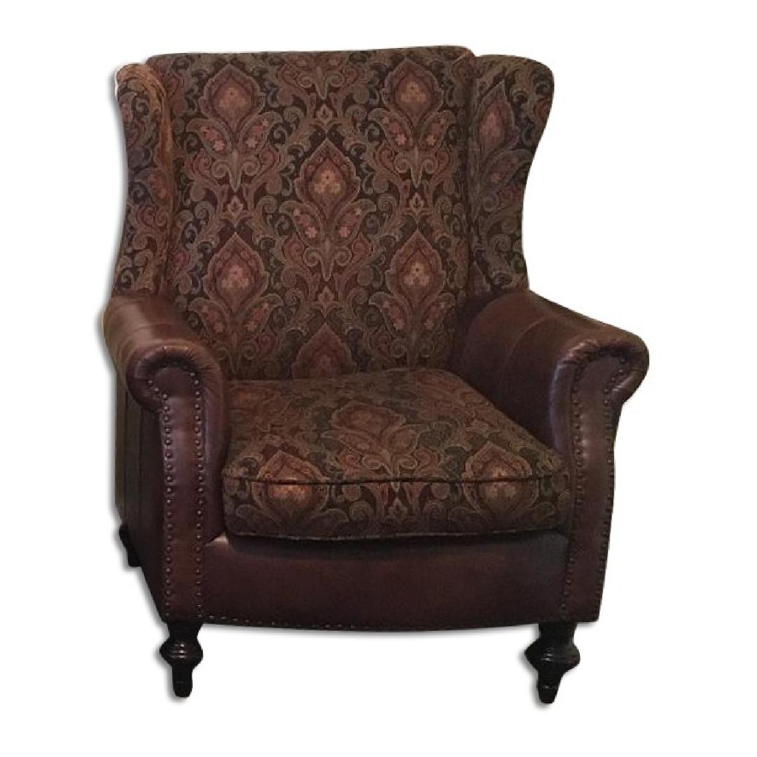 Raymour & Flanigan Faux Leather Sofa + Loveseat + Chair & Ottoman - image-5