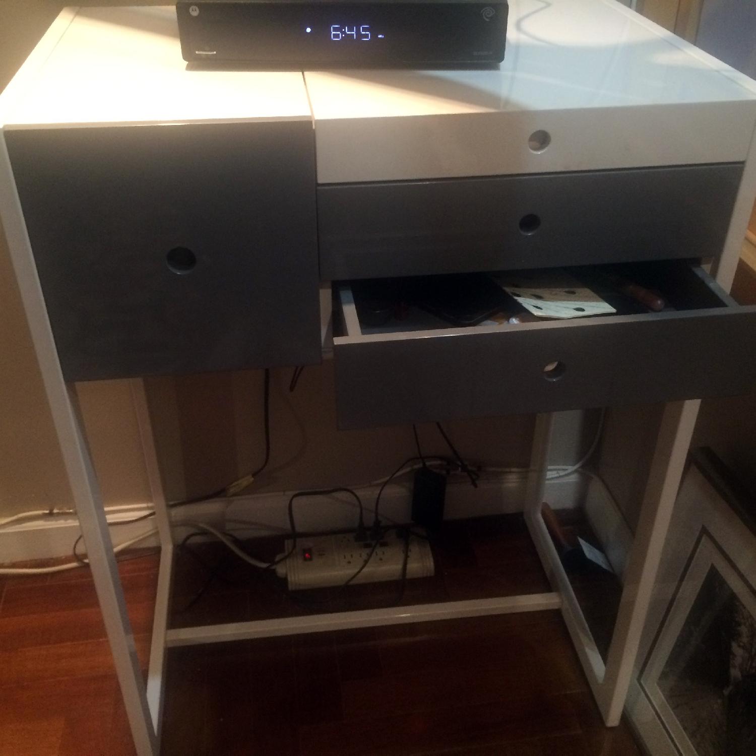 CB2 Small Storage Vanity Table - image-5