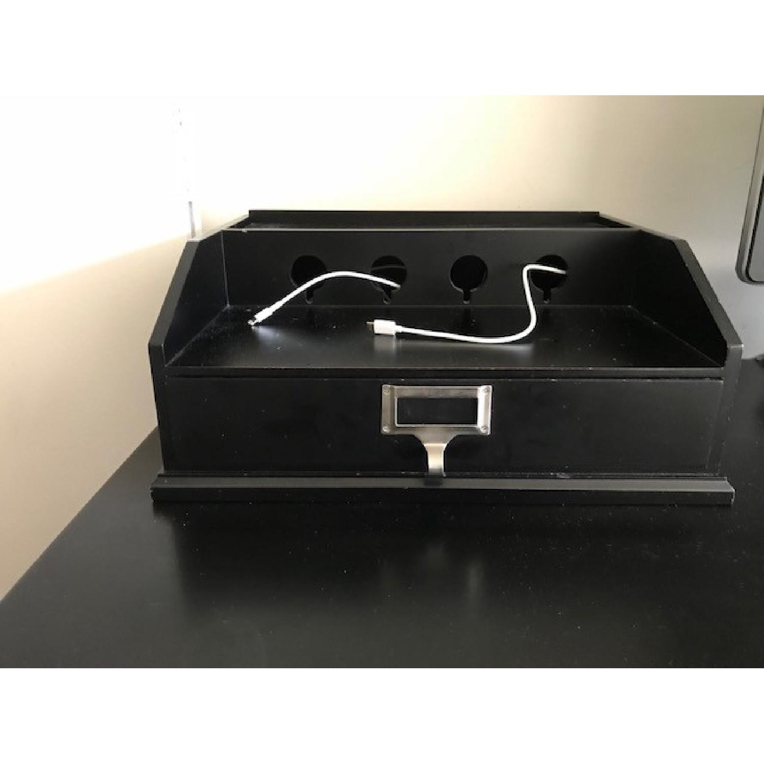 Pottery Barn Desk w/ Three Drawers - image-2