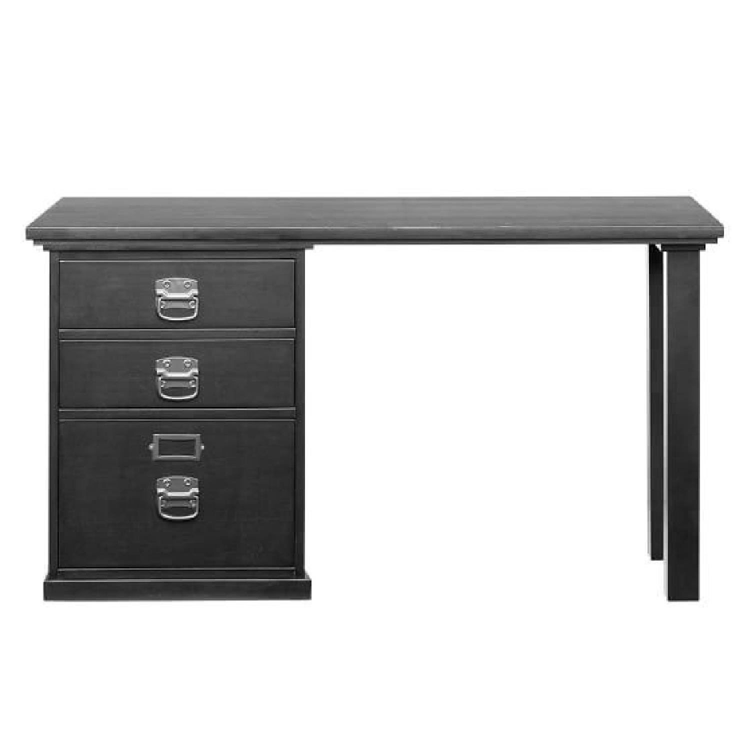Pottery Barn Desk w/ Three Drawers - image-0