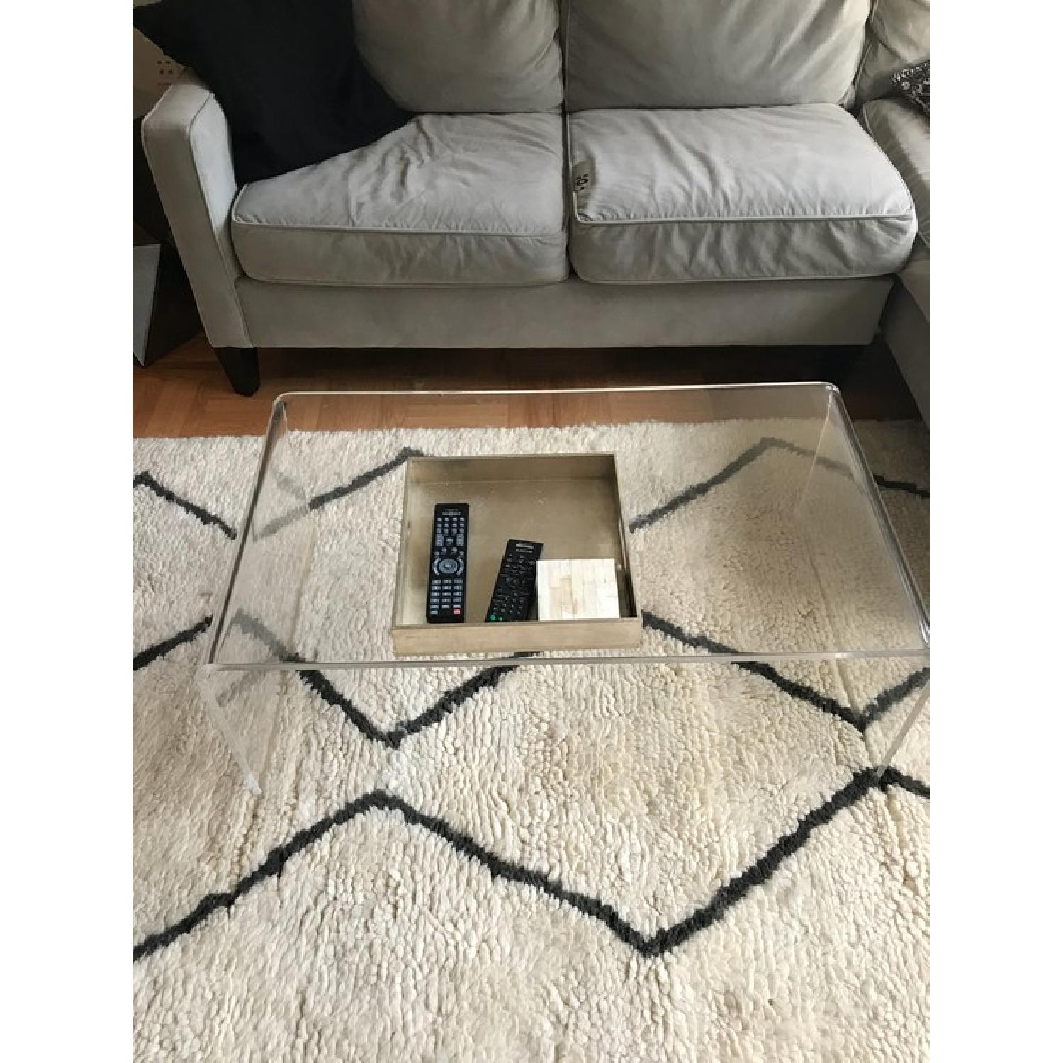 CB2 Peekaboo Acrylic Coffee Table - image-2