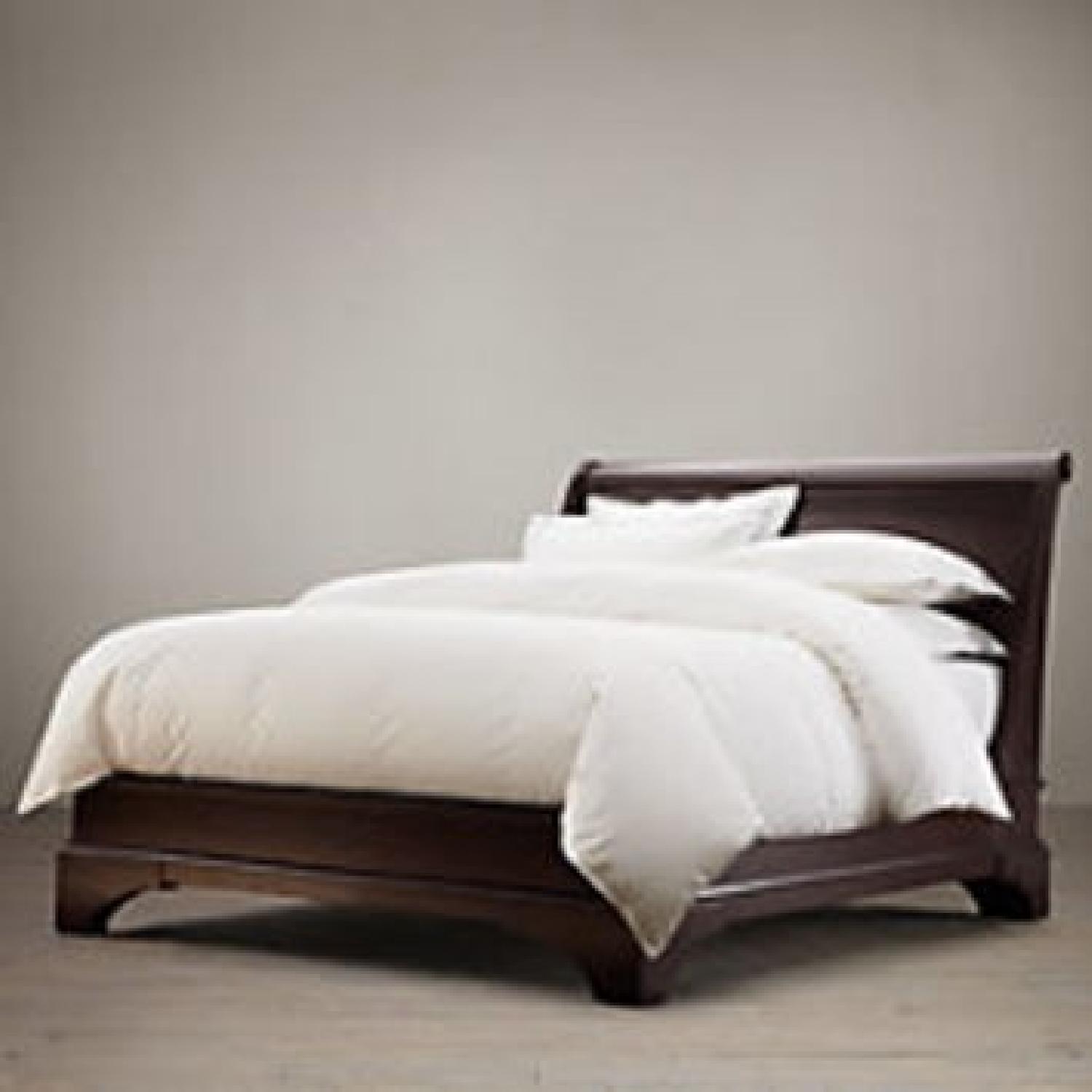 Restoration Hardware Queen Size Sleigh Bed - image-7