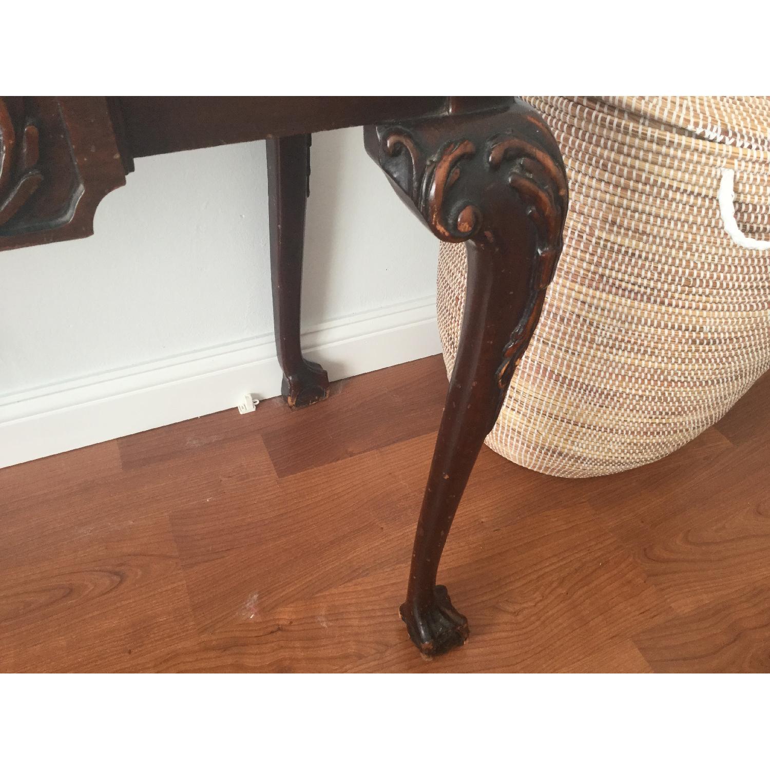 Antique Expandable Console/Dining Table - image-2