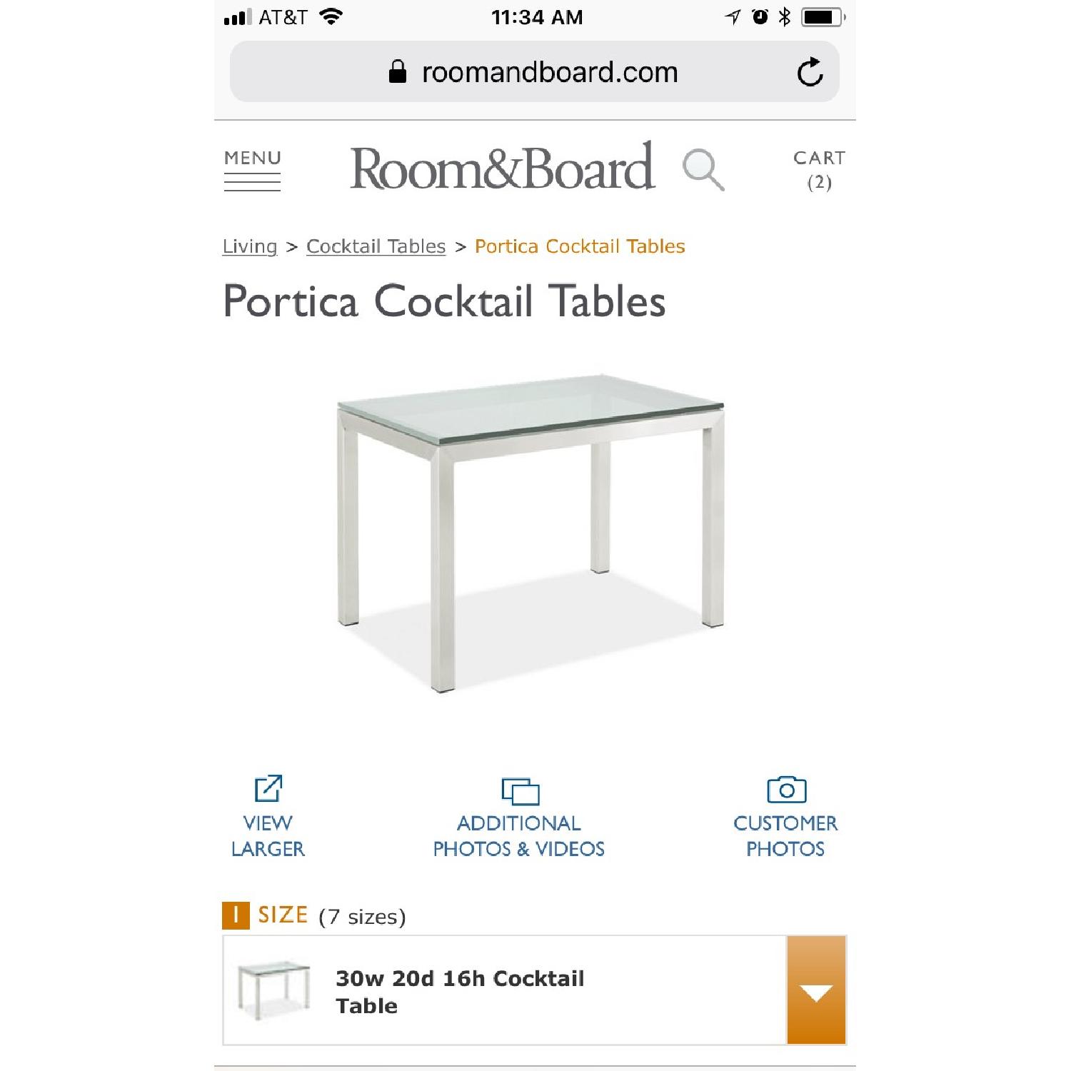 Room & Board Portica Coffee Table AptDeco