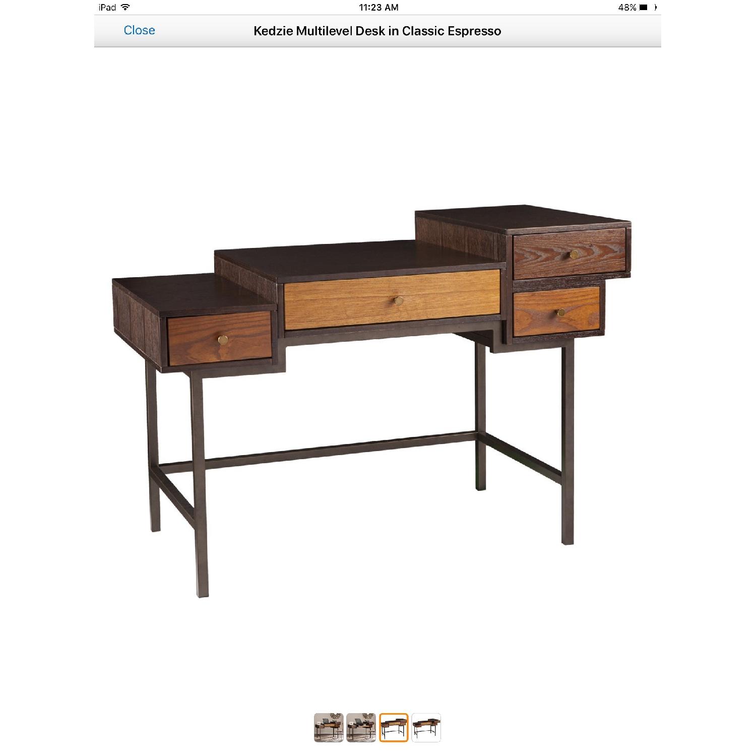 Kedzie Multi Level Desk in Classic Espresso - image-1
