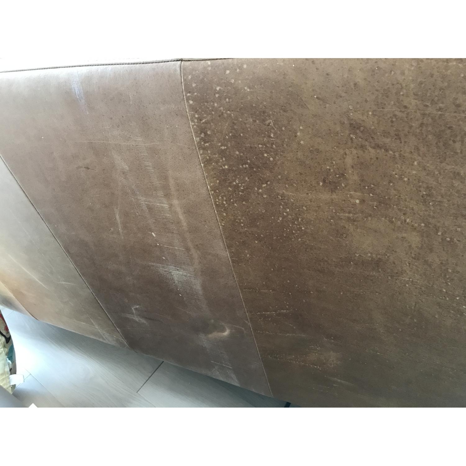 West Elm Hamilton Sienna Leather Sofa in Tan Color - image-6