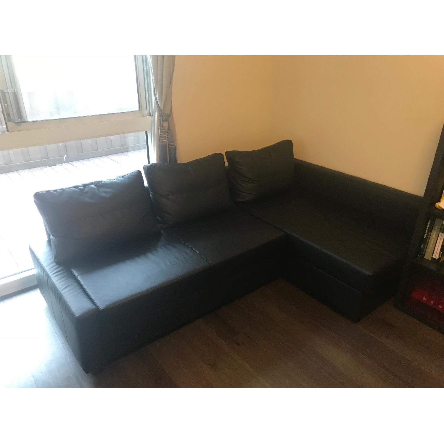 Ikea Friheten 3 Seat Sleeper Sectional w/ Storage - image-1