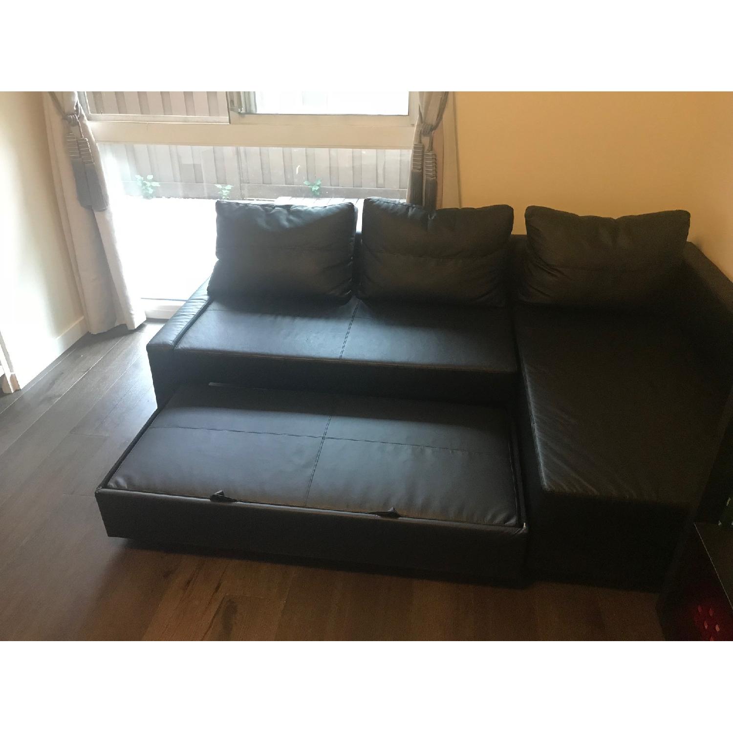 Ikea Friheten 3 Seat Sleeper Sectional w/ Storage - image-3