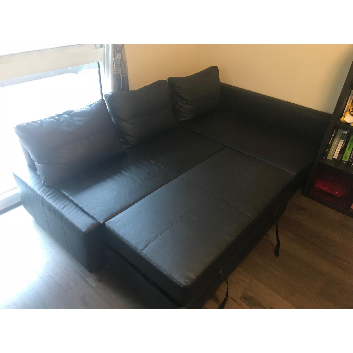 Ikea Friheten 3 Seat Sleeper Sectional w/ Storage - image-4
