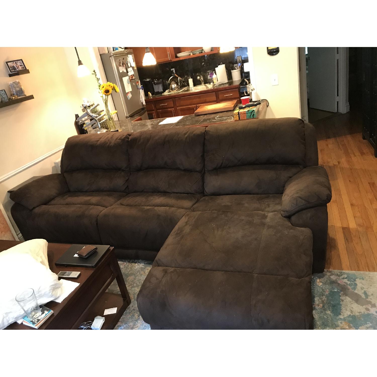 Raymour & Flanigan Cindy Crawford Mackenzie 3Piece Microfiber