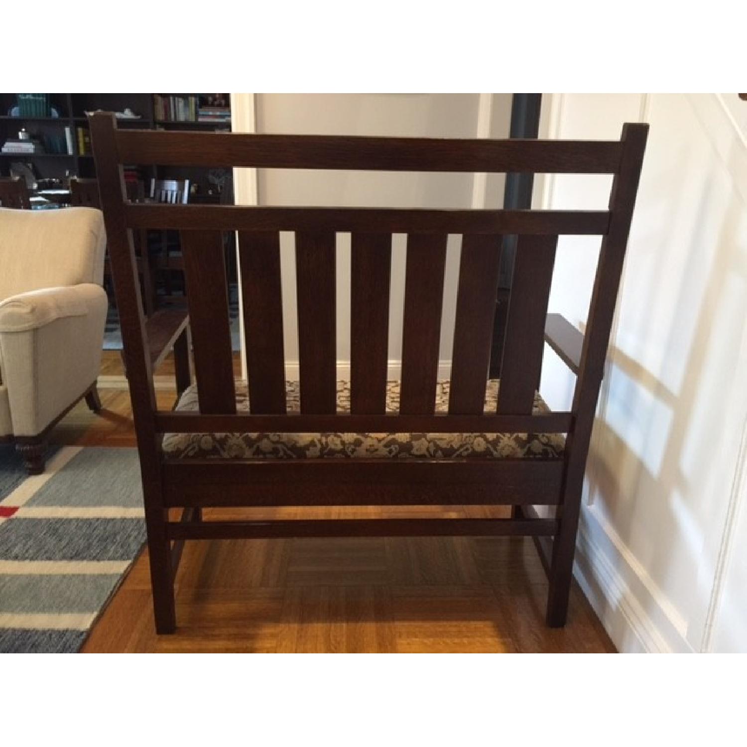 Stickley Harvey Ellis Oak Settee - image-1
