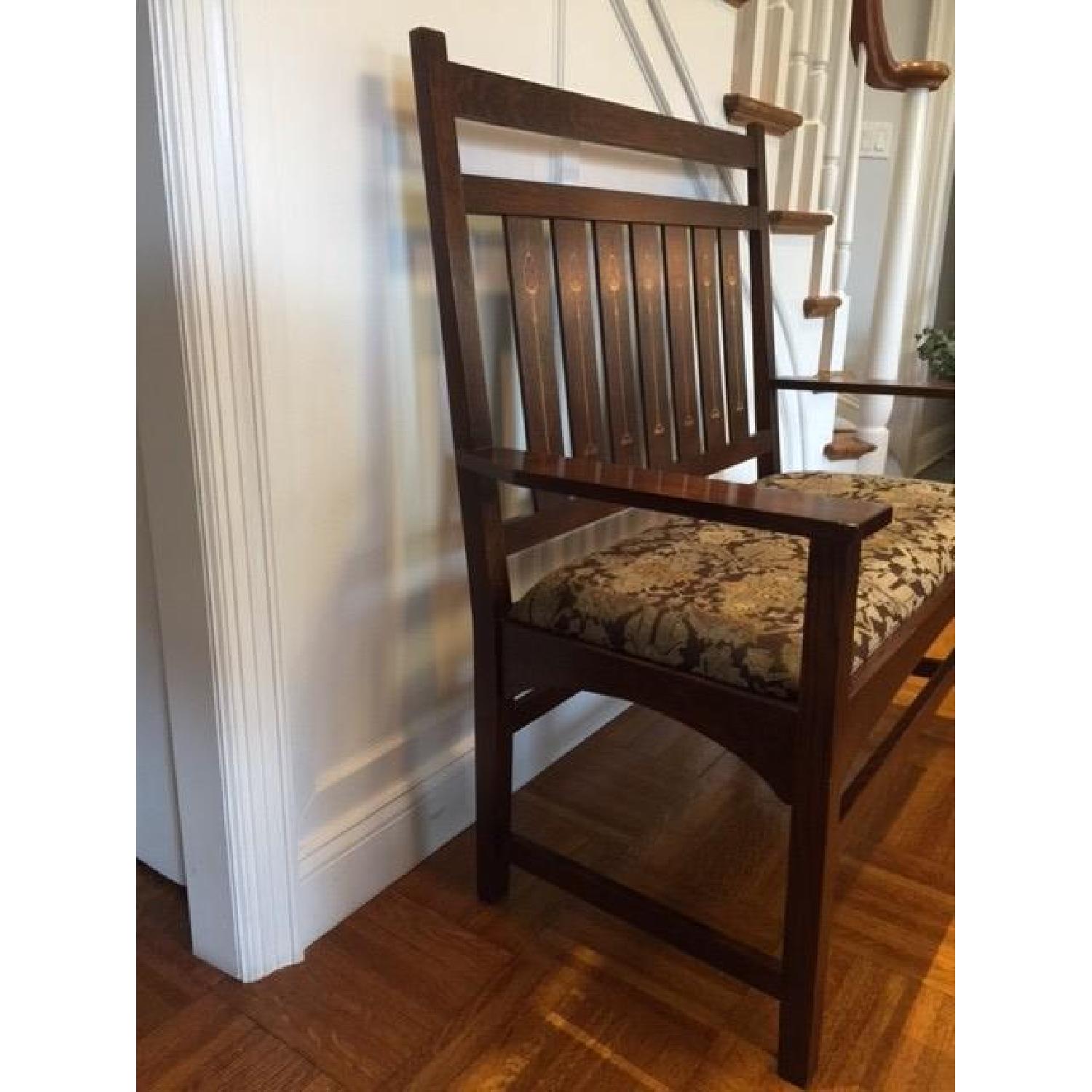 Stickley Harvey Ellis Oak Settee - image-6