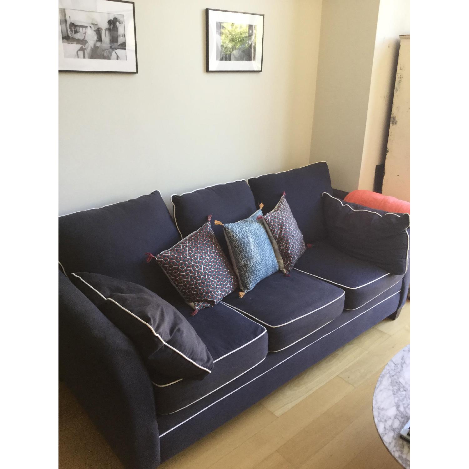 Jennifer Convertibles Blue Sleeper Sofa AptDeco