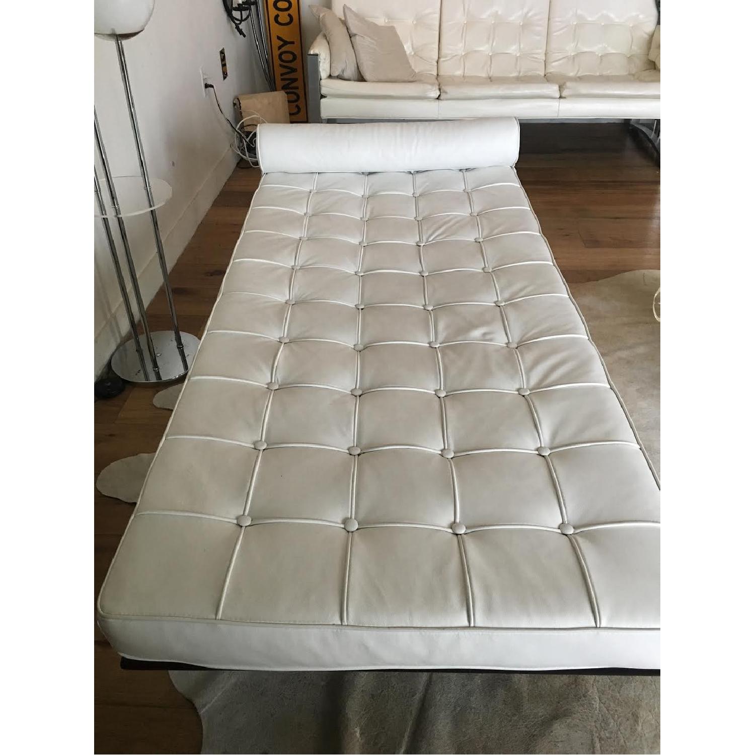 Mid Century Modern White Couch + Daybed - image-4