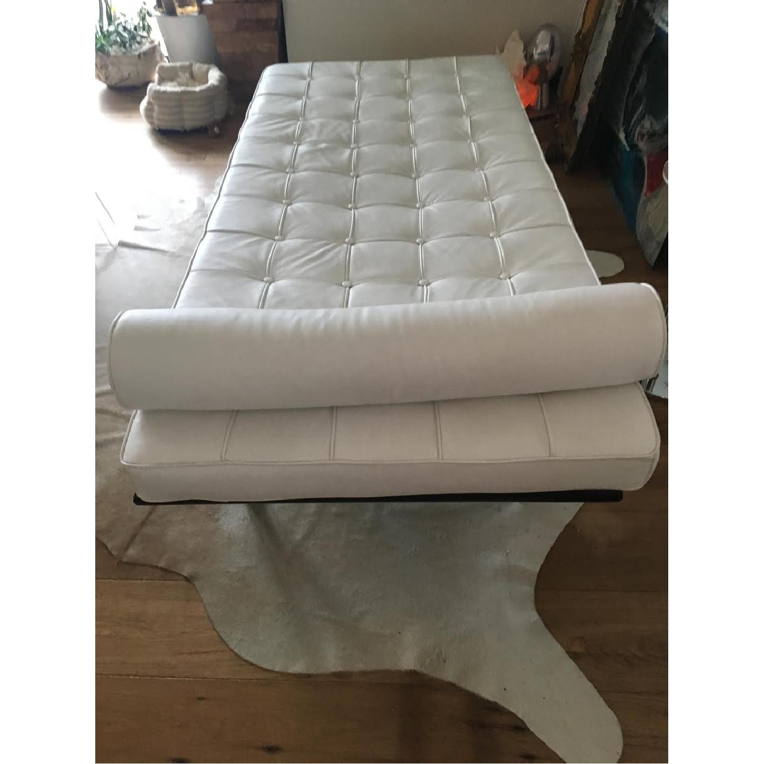 Mid Century Modern White Couch + Daybed - image-5