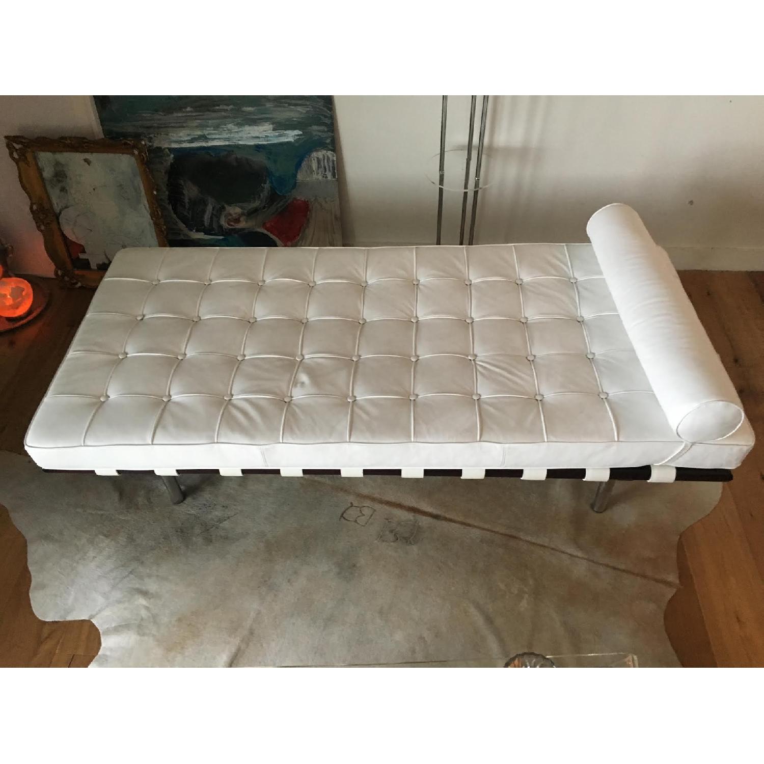 Mid Century Modern White Couch + Daybed - image-6