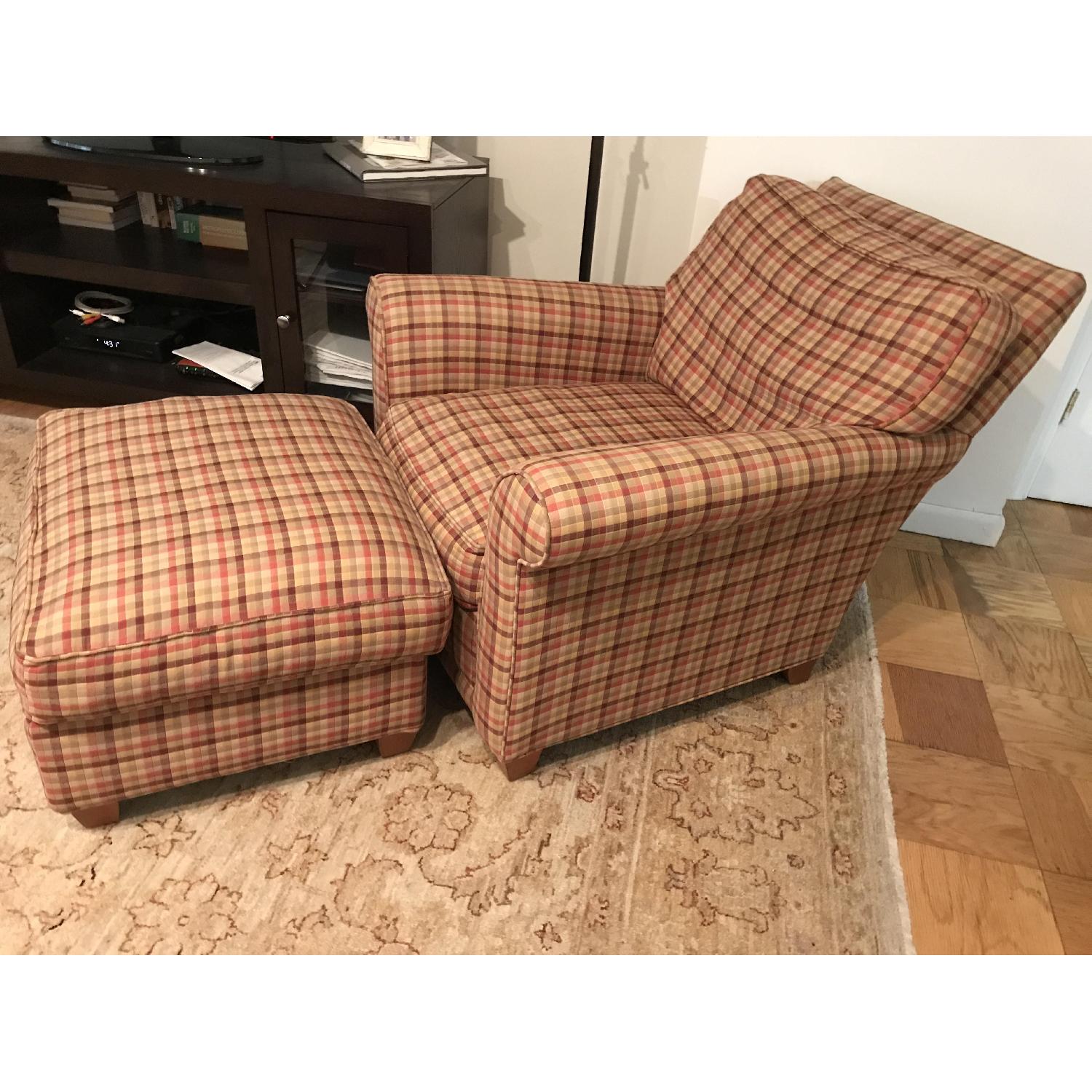 Storehouse Furniture Accent Chair & Ottoman - image-2