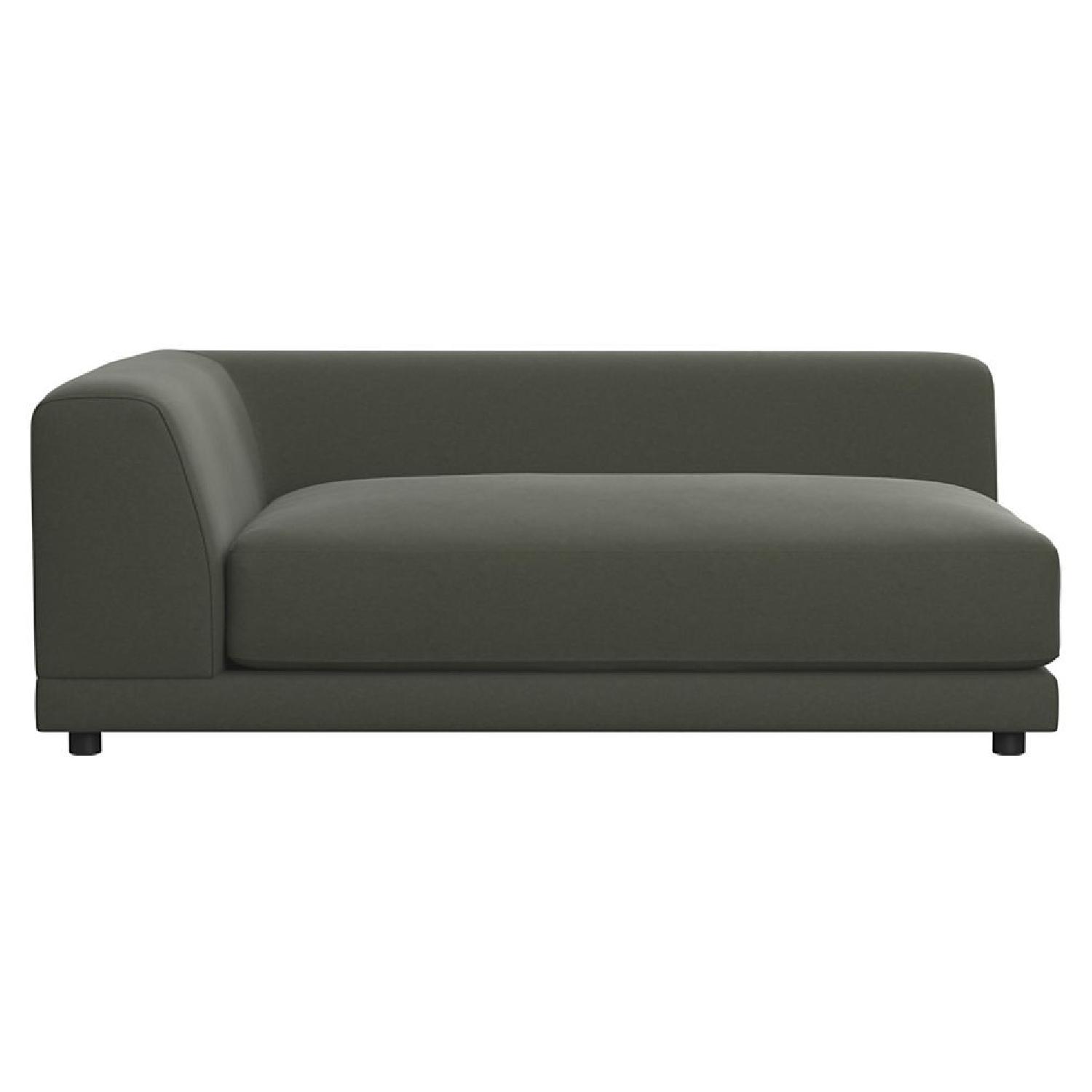 CB2 Uno Deep Chaise Lounge AptDeco
