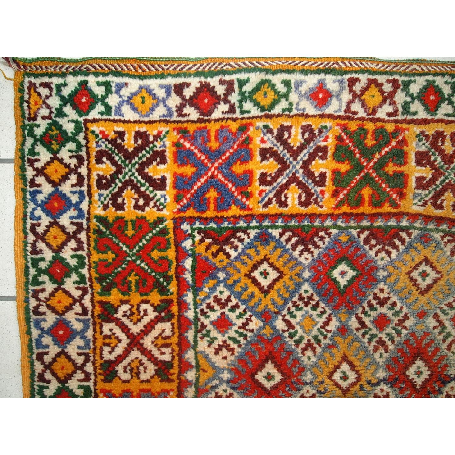 Antique 1900s Moroccan Berber Rug - image-1