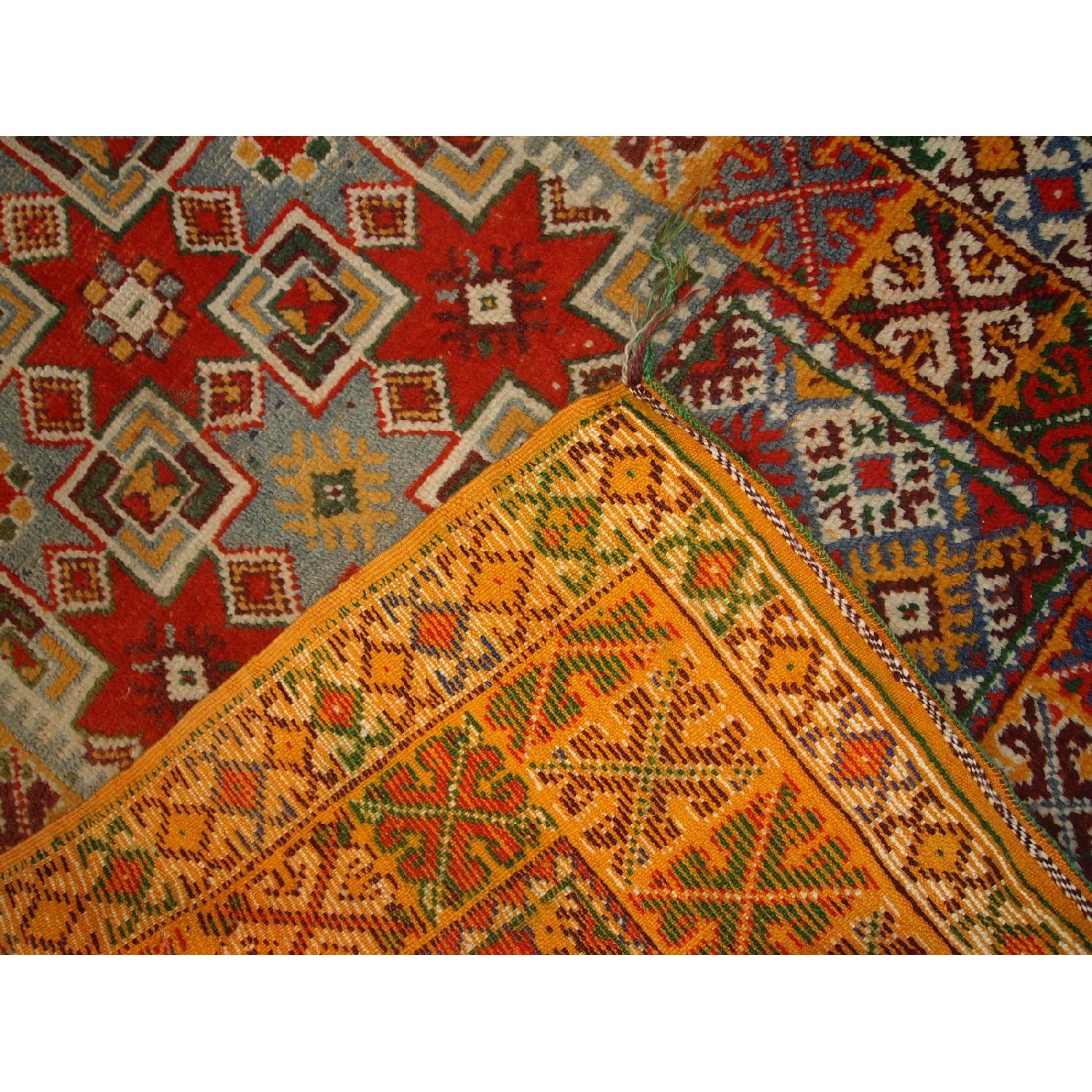 Antique 1900s Moroccan Berber Rug - image-10