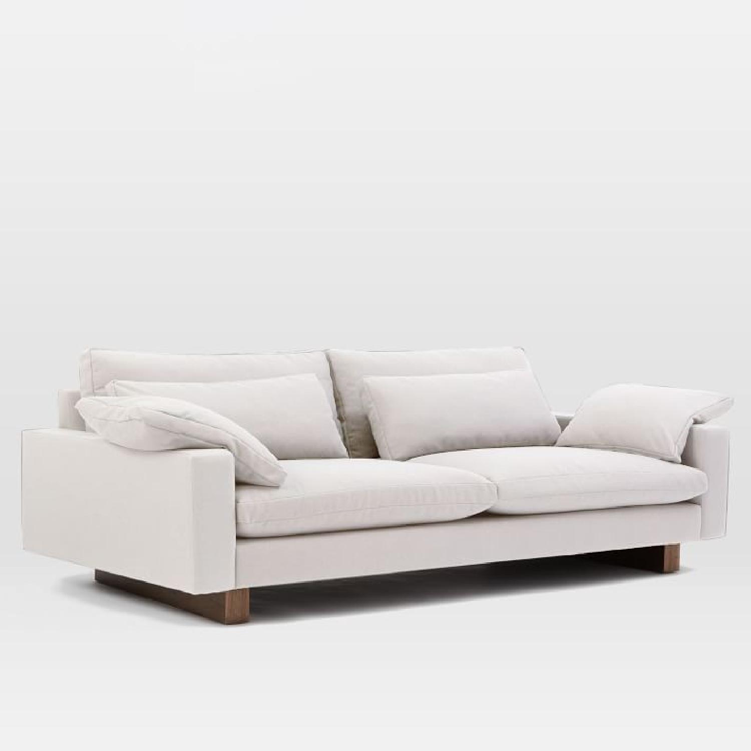 West Elm Harmony Sofa in Eco Weave Oyster AptDeco