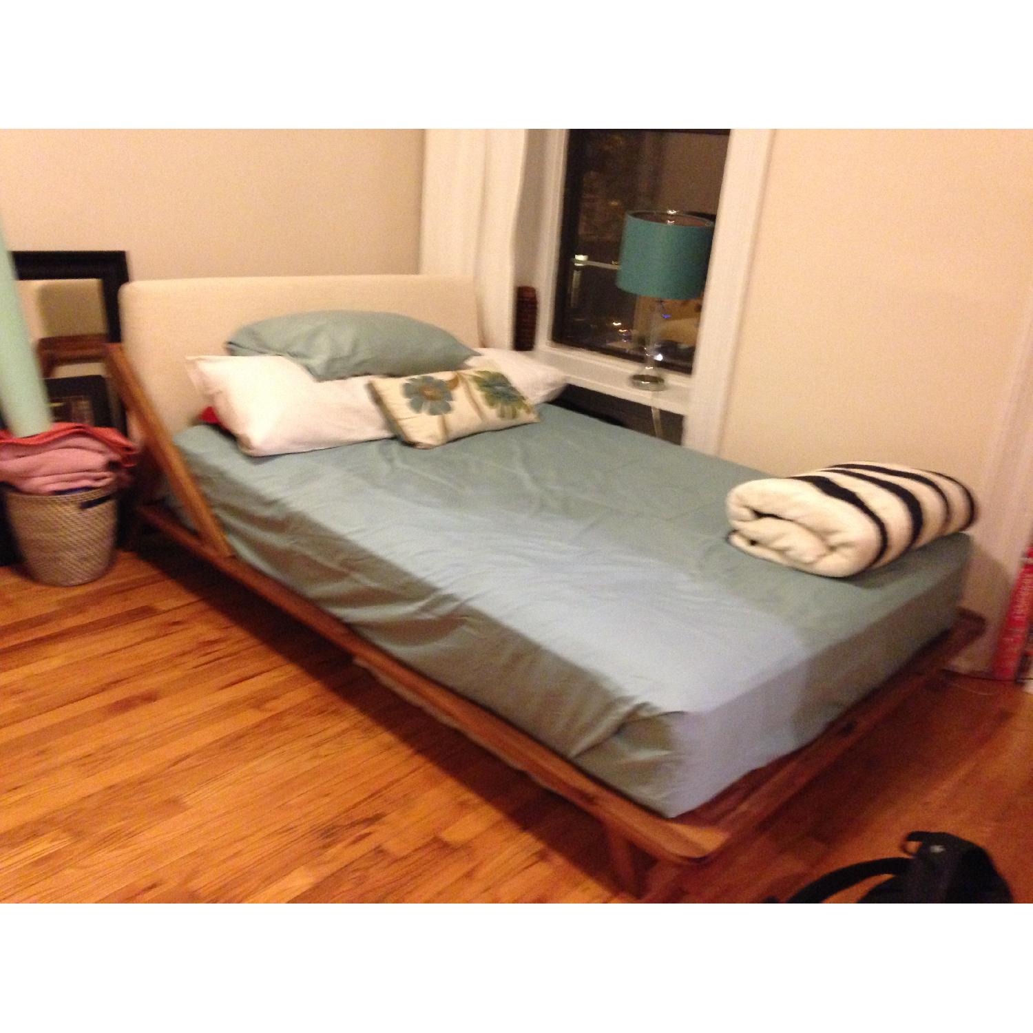 CB2 Drommen Acacia Wood Full Bed - image-4