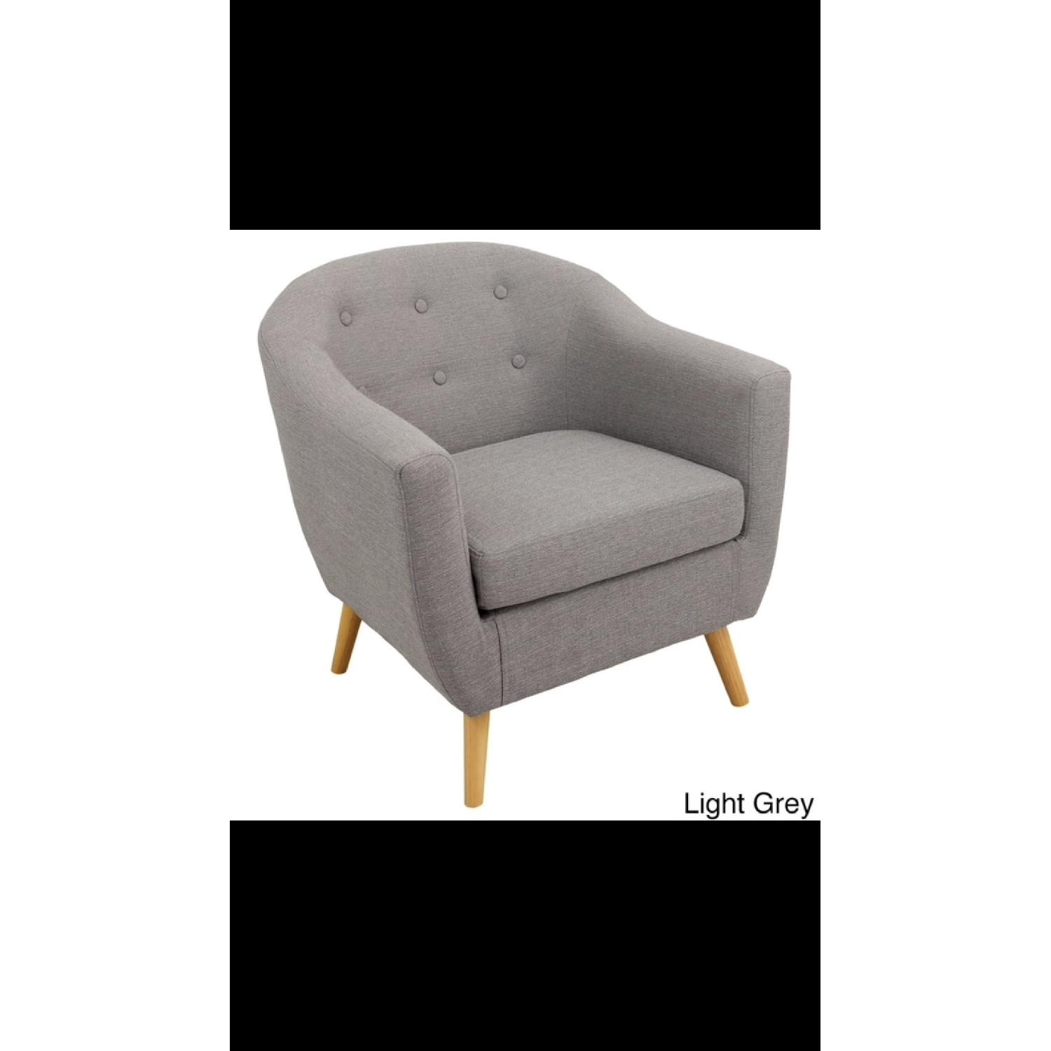 LumiSource Rockwell Mid Century Accent Chair - image-5