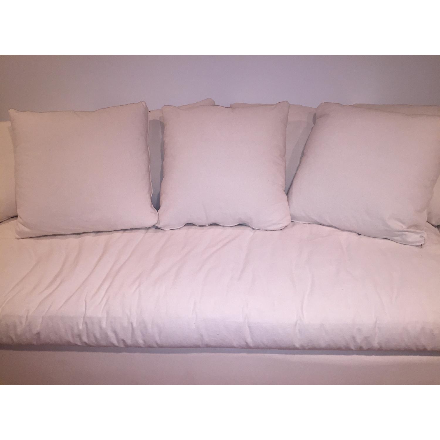 Klaussner Furniture Tripp White Down Sofa - image-4