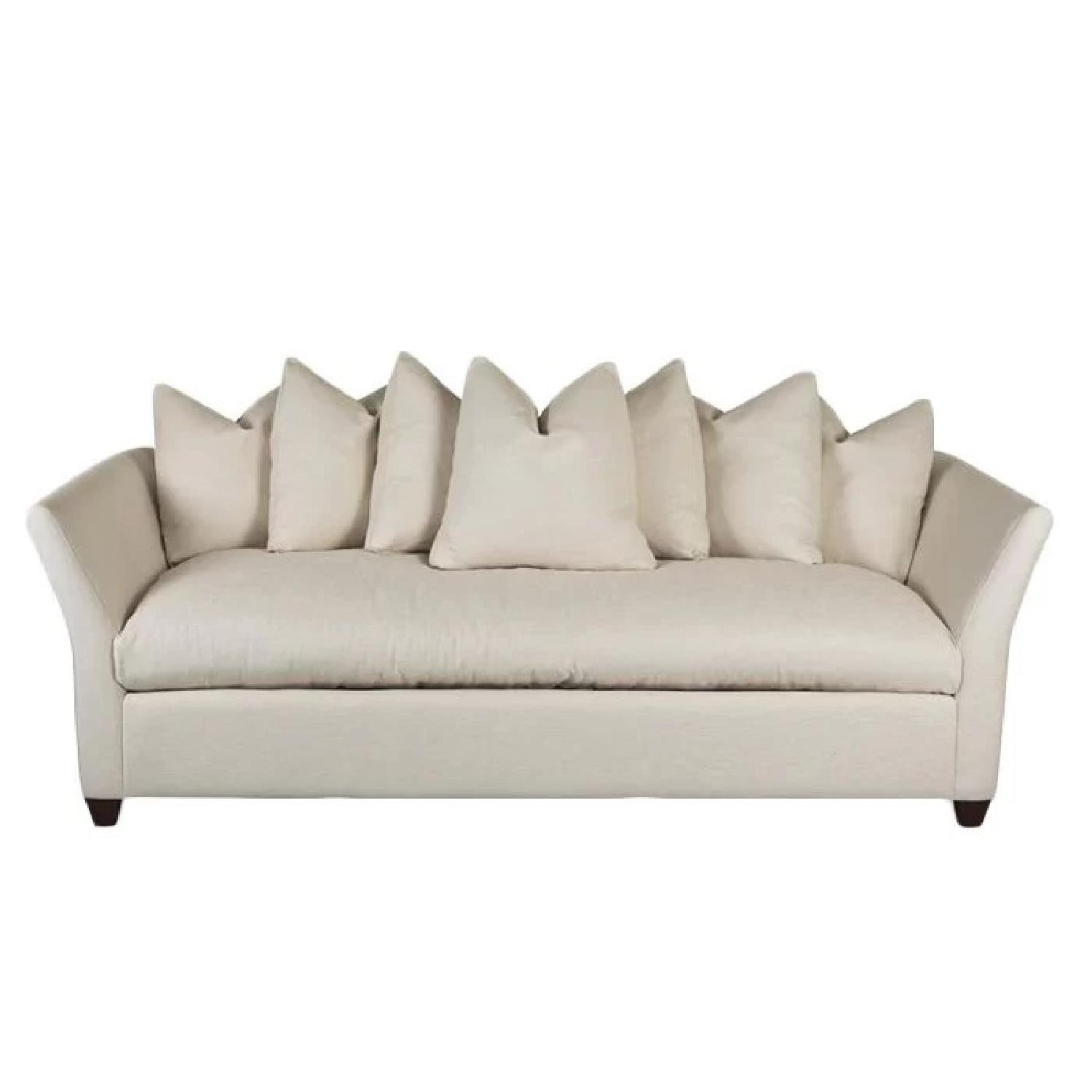 Klaussner Furniture Tripp White Down Sofa - image-0
