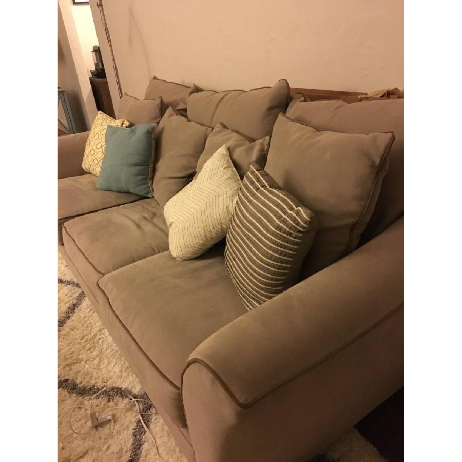 Raymour & Flanigan Briarwood Microfiber Sofa - image-2