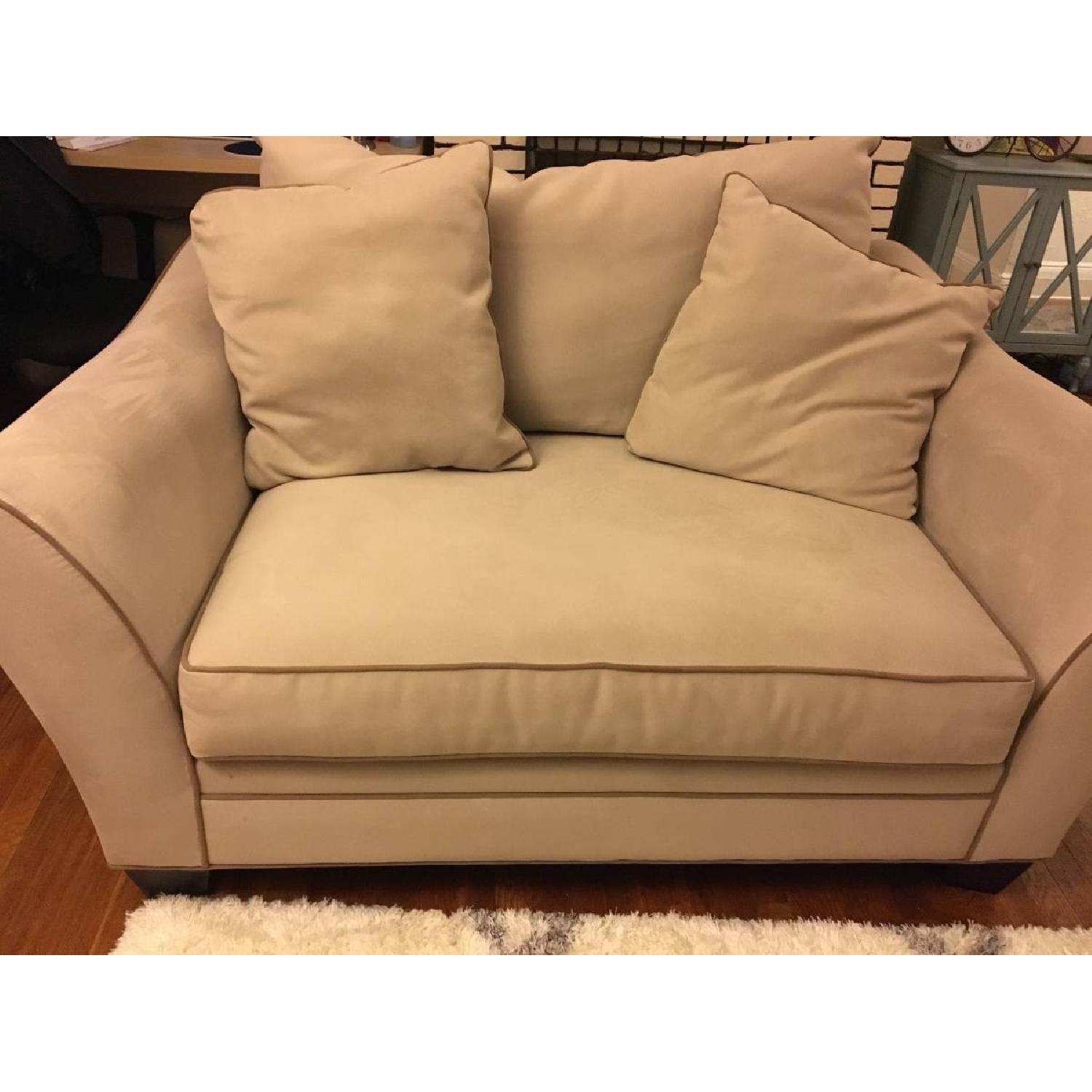 Raymour & Flanigan Briarwood Microfiber Sofa - image-4