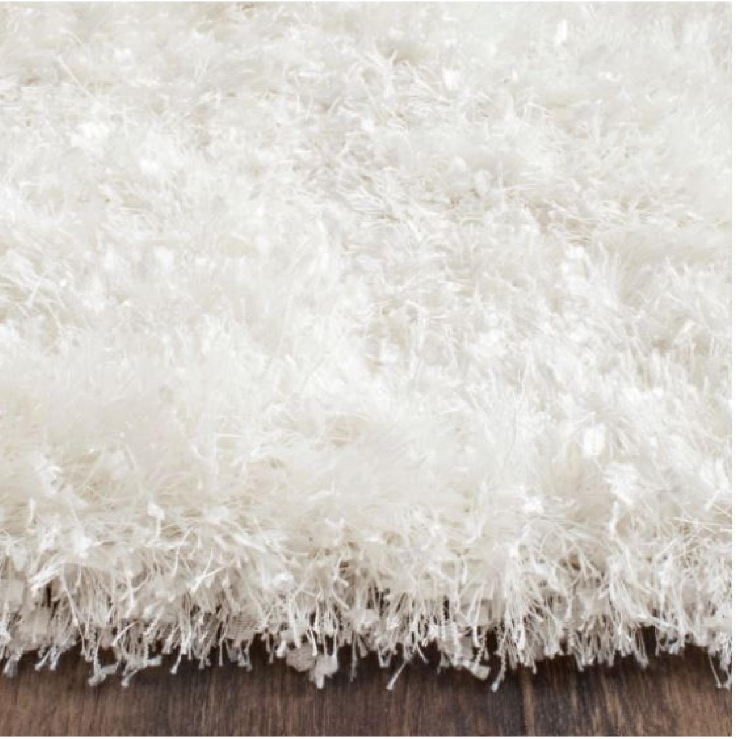Safavieh Handmade Malibu Shag White Polyester Area Rug - image-2