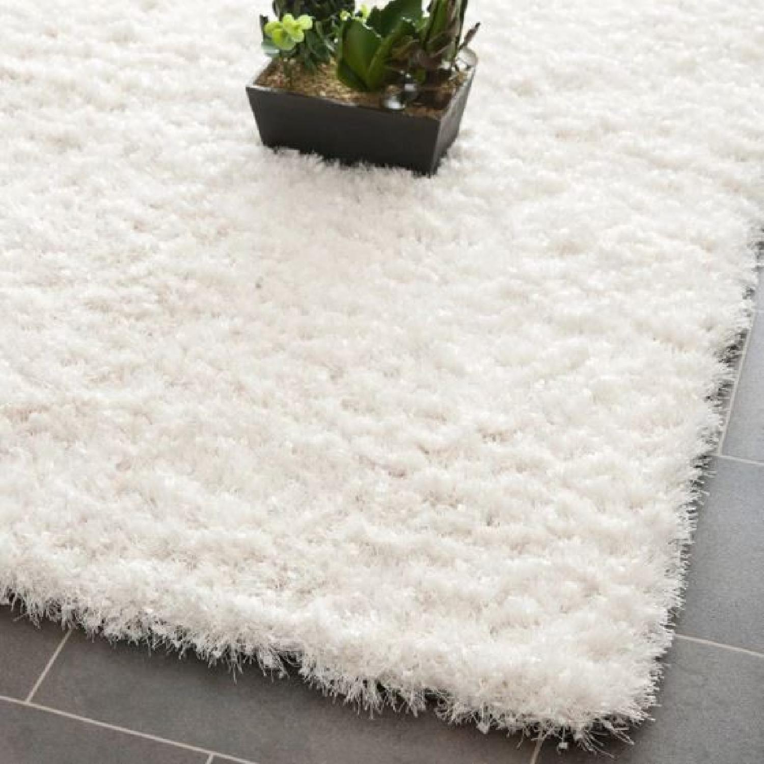 Safavieh Handmade Malibu Shag White Polyester Area Rug - image-3