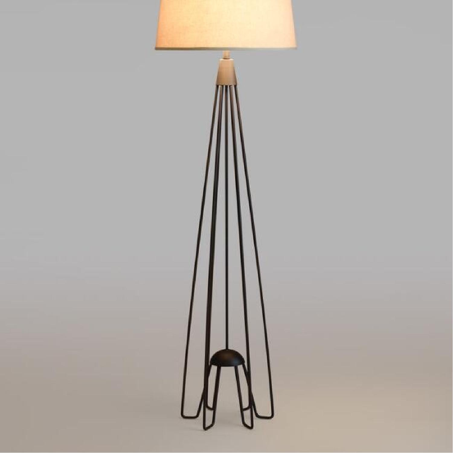 World Market Iron Hairpin Kent Floor Lamp - image-1
